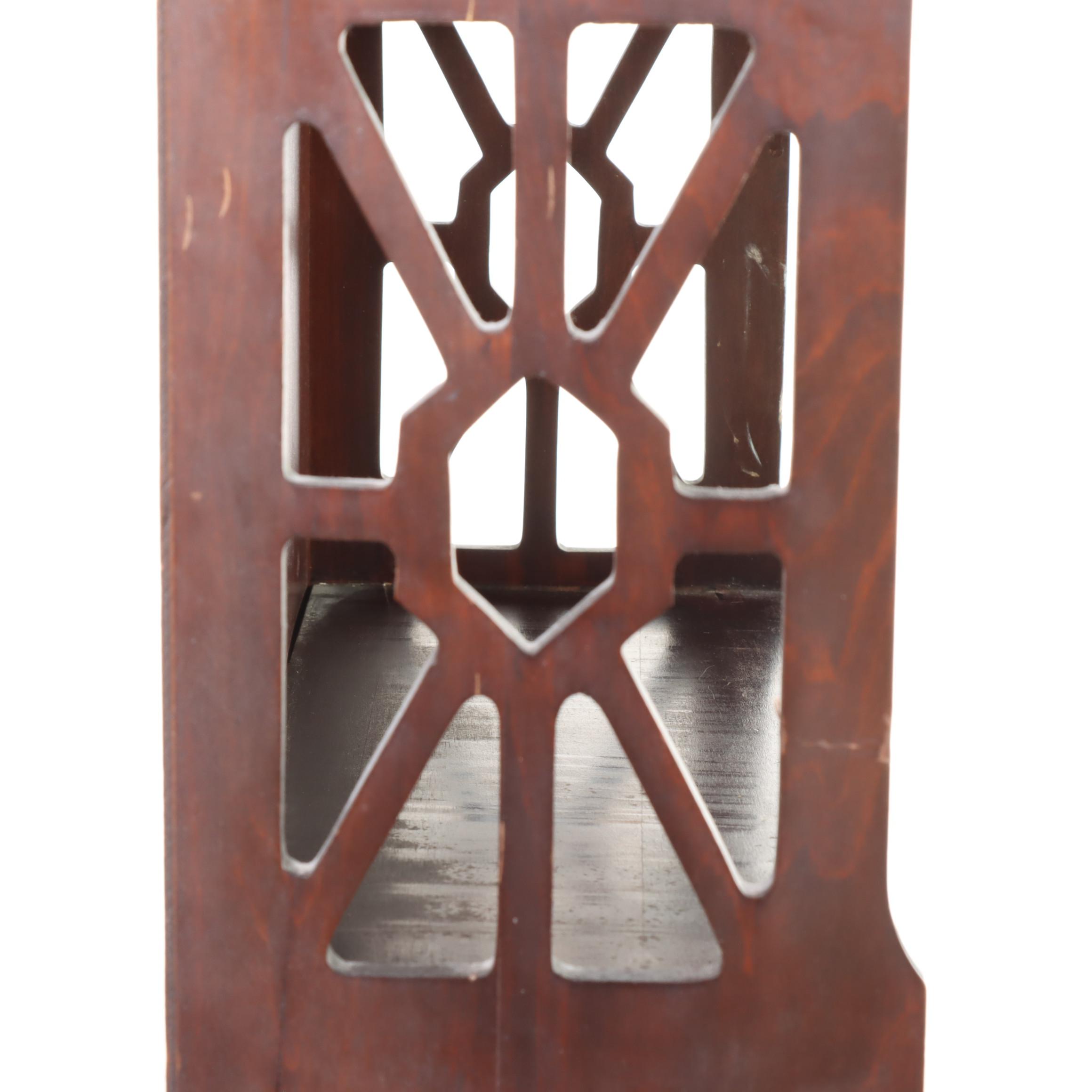 Small American Colonial Revival Mahogany-Stained Bookcase, Early 20th Century