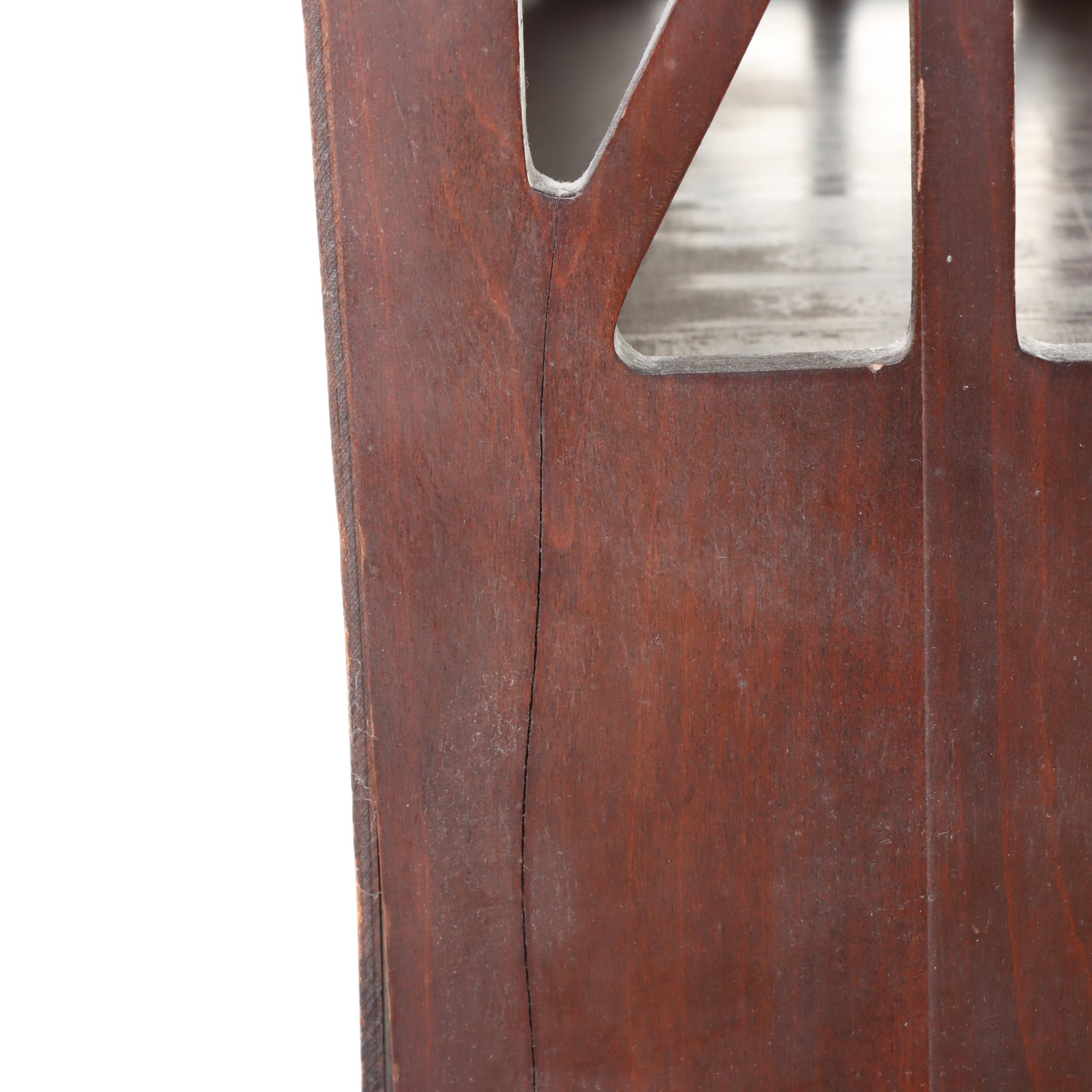 Small American Colonial Revival Mahogany-Stained Bookcase, Early 20th Century