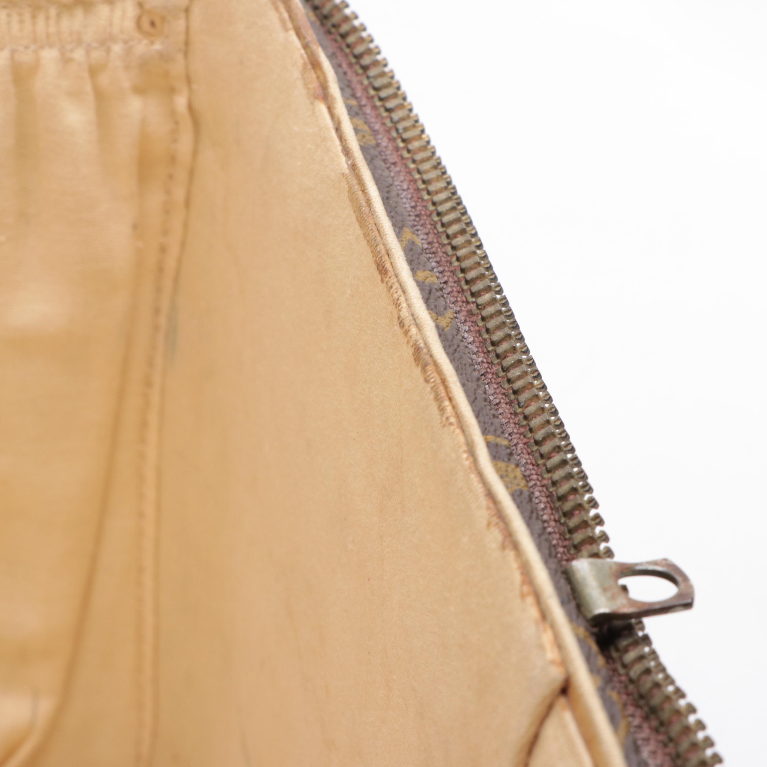 Louis Vuitton Train Case in Monogram Canvas and Vachetta Leather, 1960s