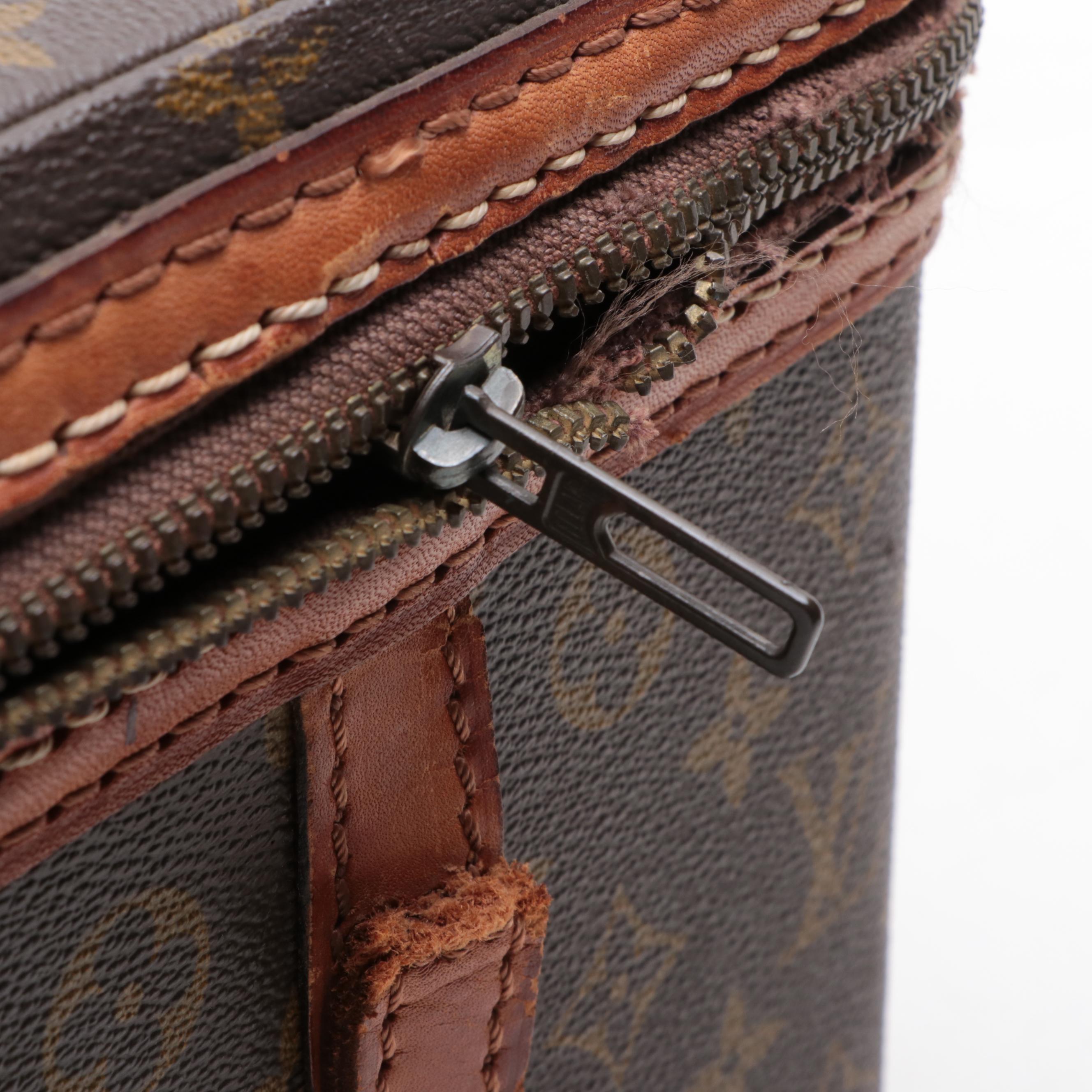 Louis Vuitton Train Case in Monogram Canvas and Vachetta Leather, 1960s