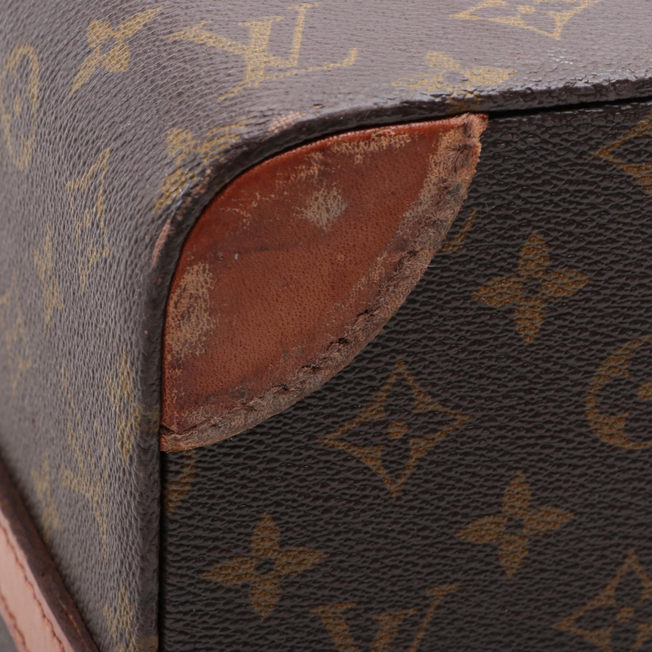 Louis Vuitton Train Case in Monogram Canvas and Vachetta Leather, 1960s