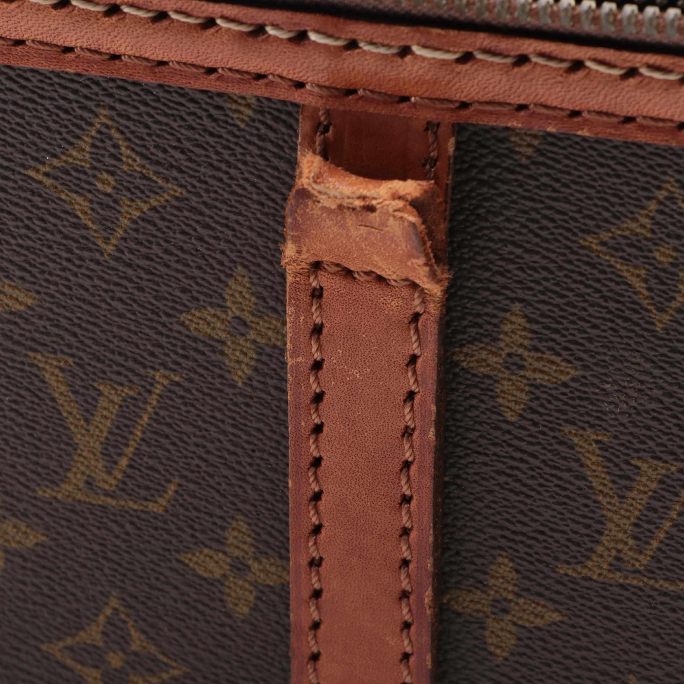 Louis Vuitton Train Case in Monogram Canvas and Vachetta Leather, 1960s