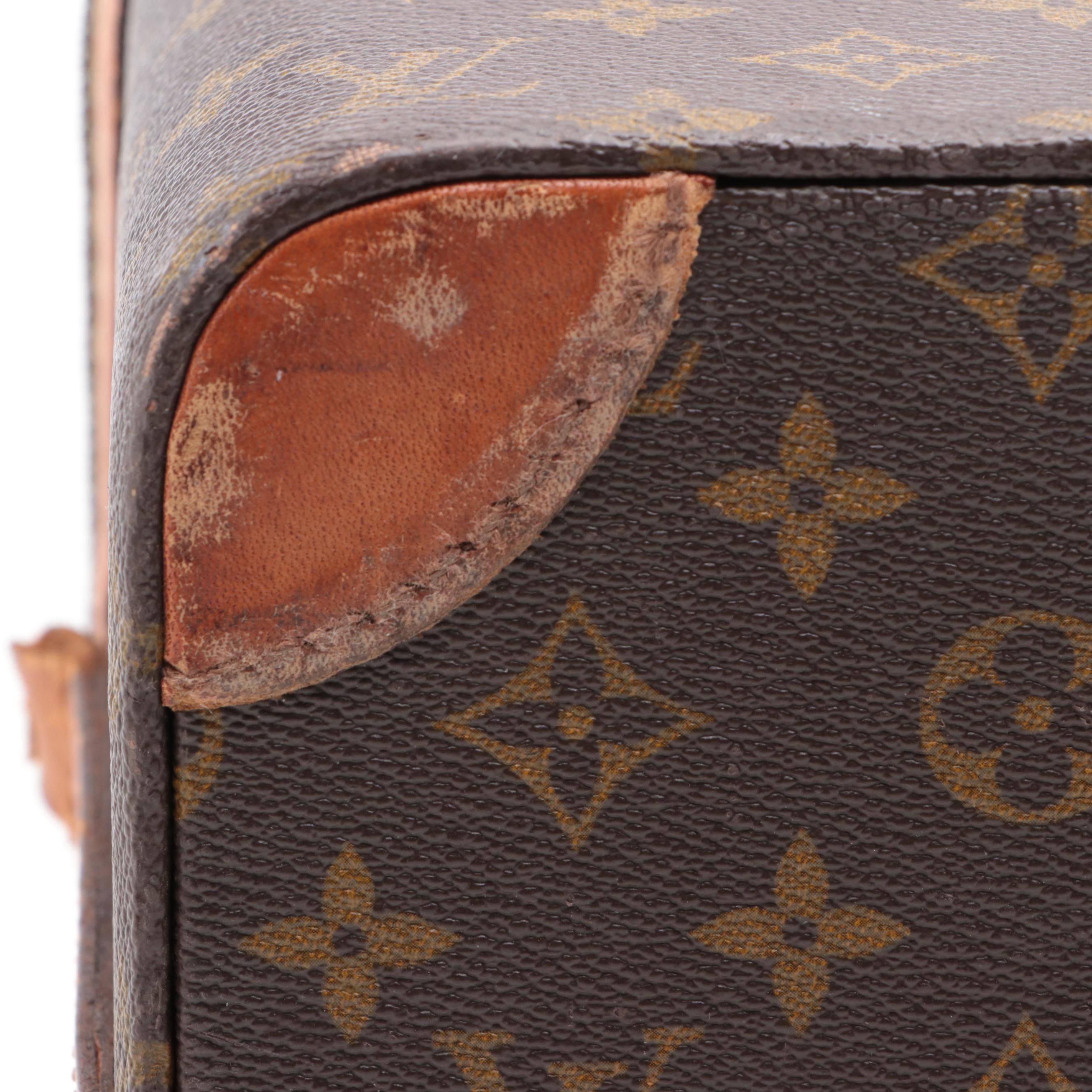 Louis Vuitton Train Case in Monogram Canvas and Vachetta Leather, 1960s