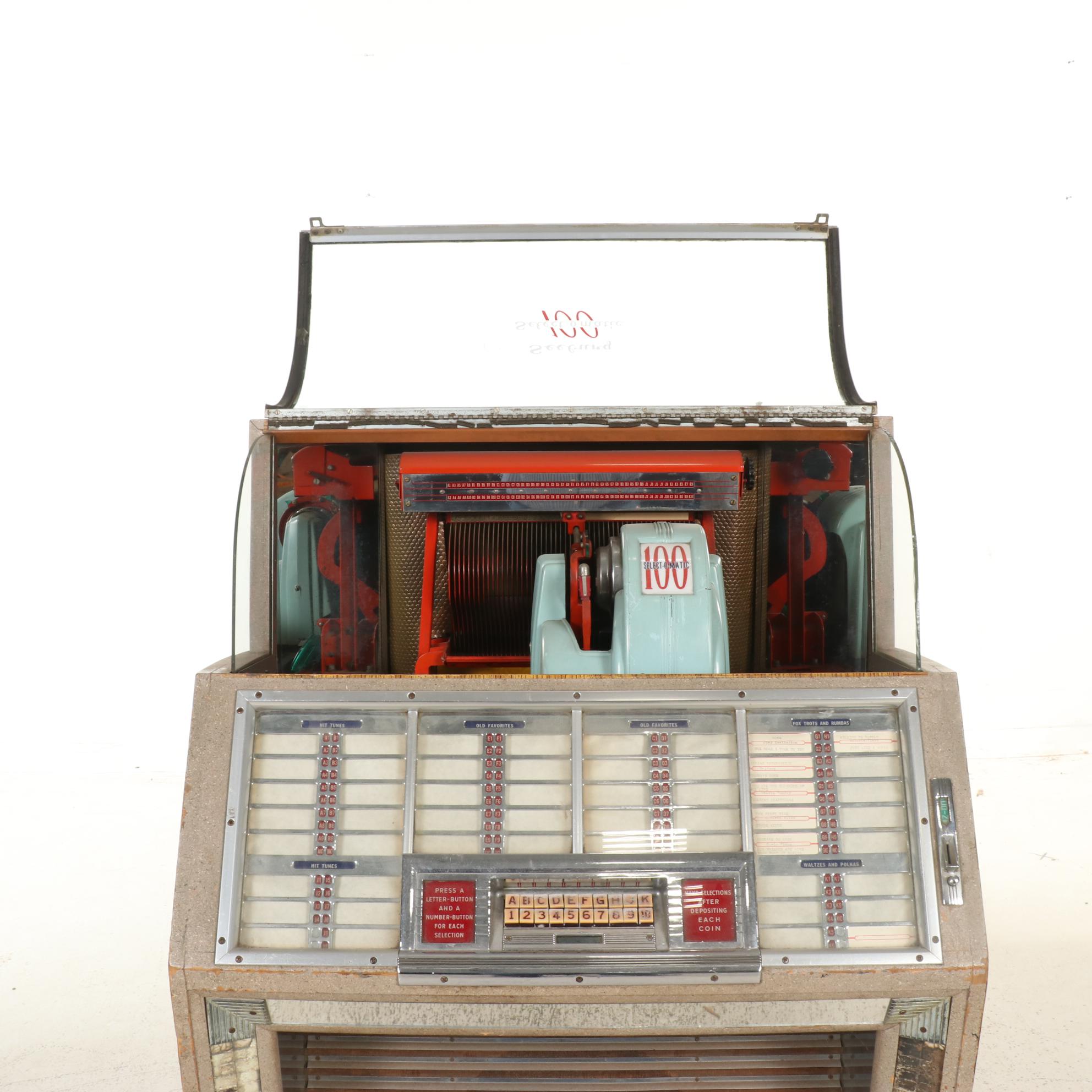 Seeburg High Fidelity Model M100B Jukebox, 1951