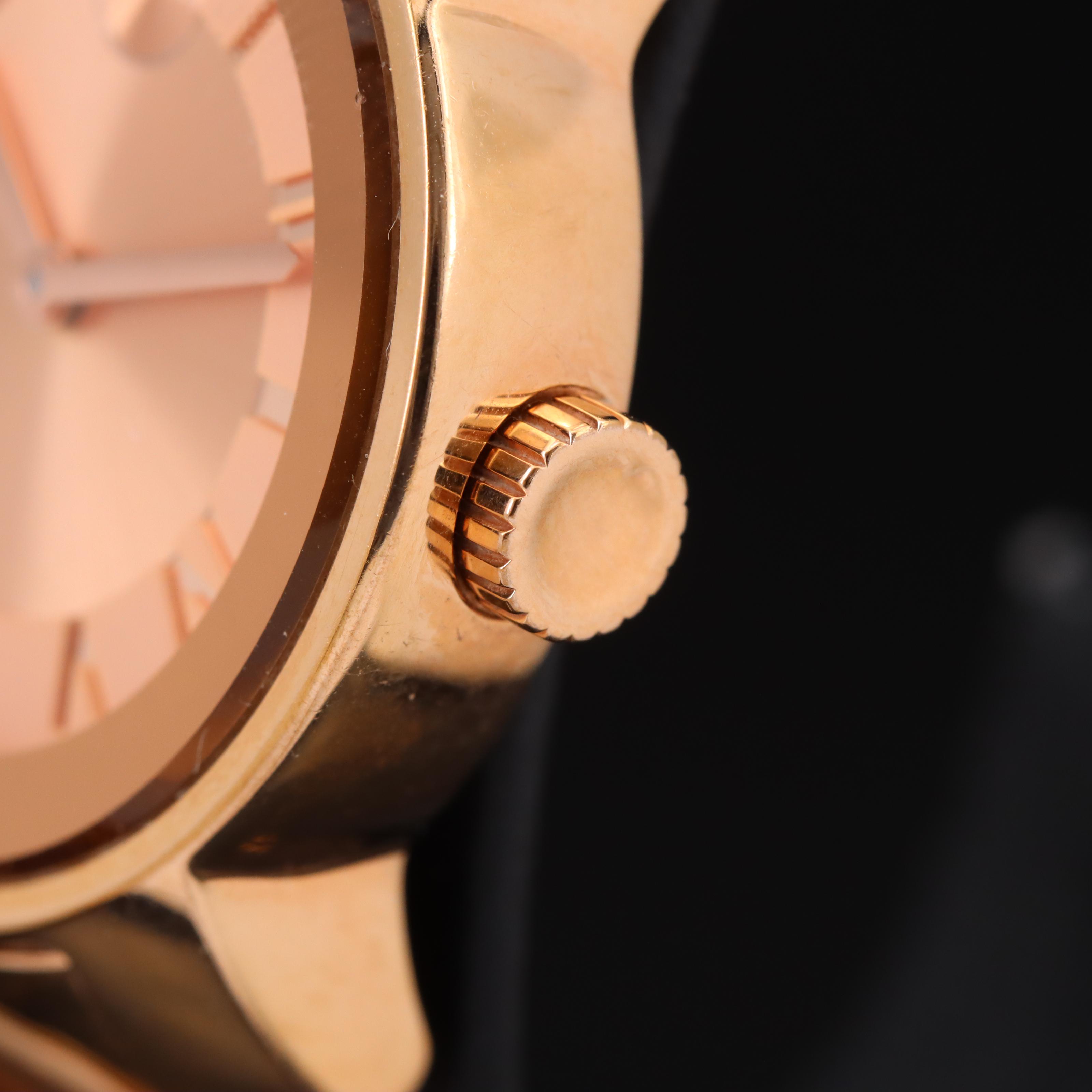 Movado Bold Rose Gold Tone Watch