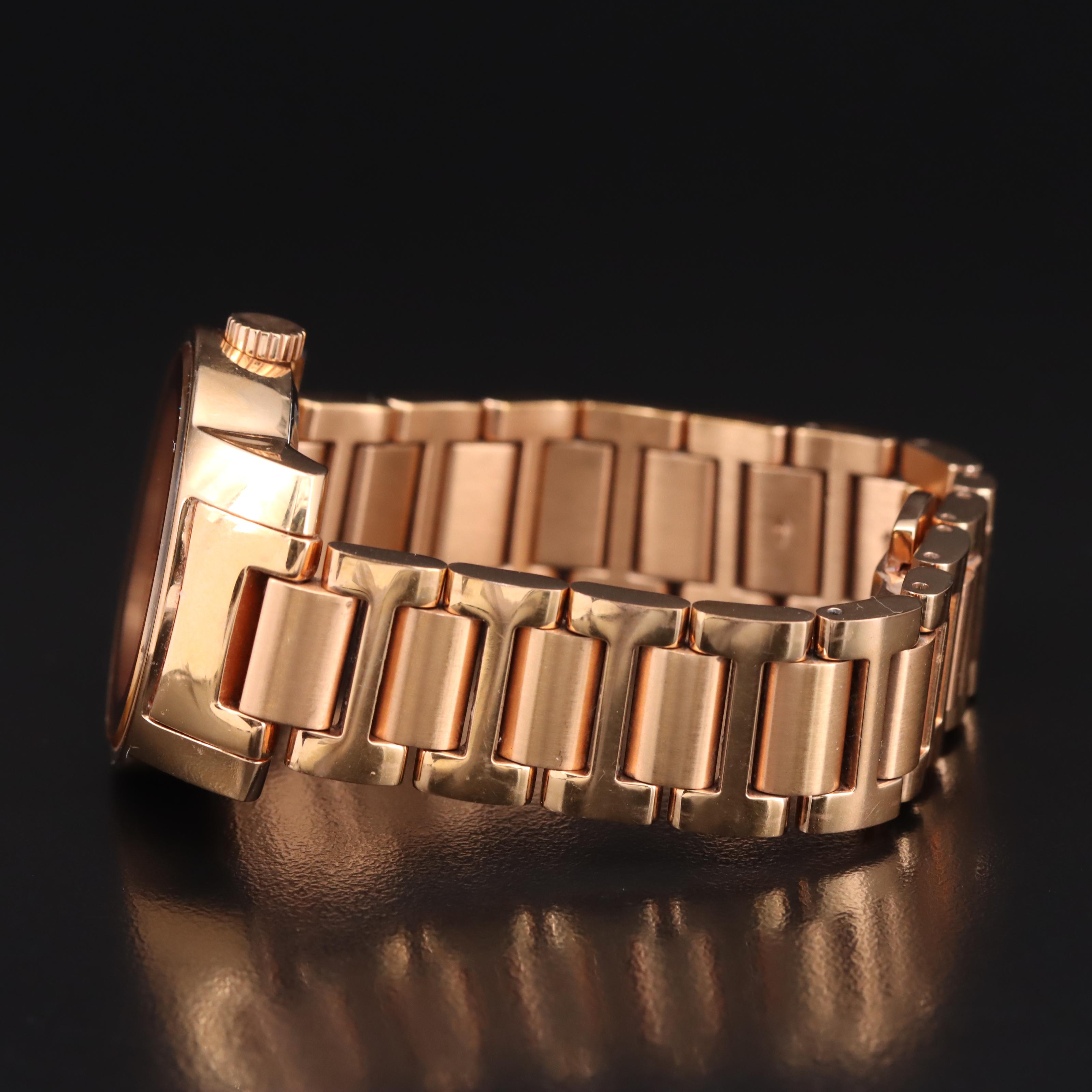 Movado Bold Rose Gold Tone Watch