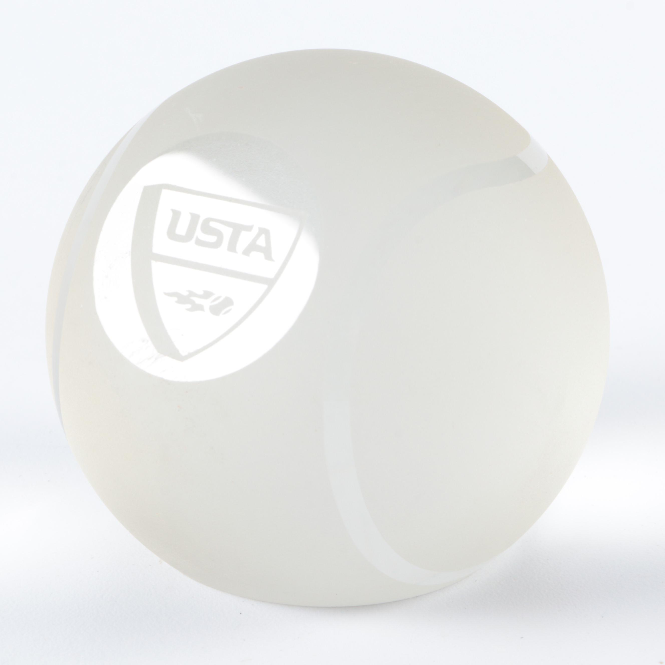 Italian Carved Tennis Figurines with Tennis Can Glass Tumblers and Paperweight