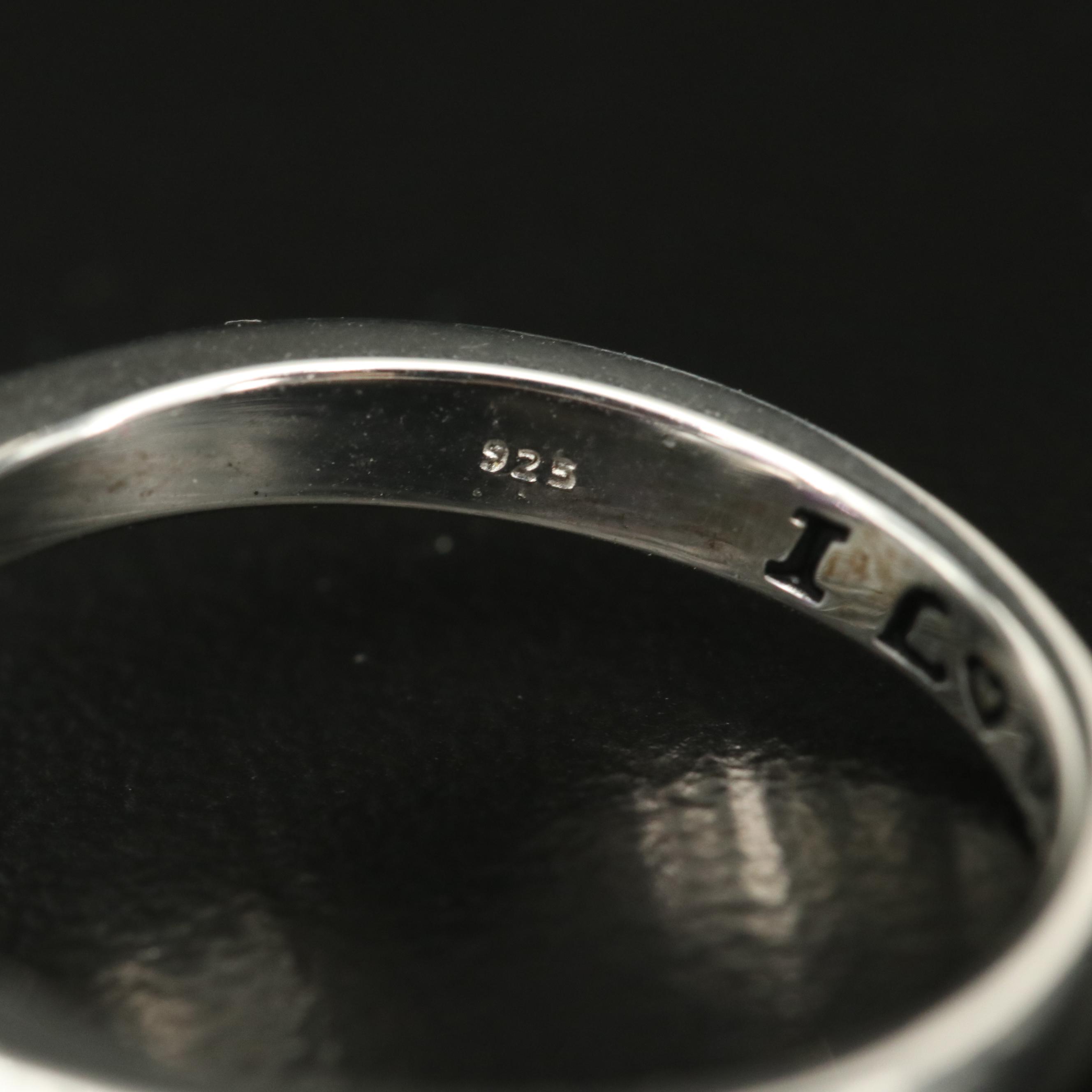 Sterling Amethyst and Topaz Ring