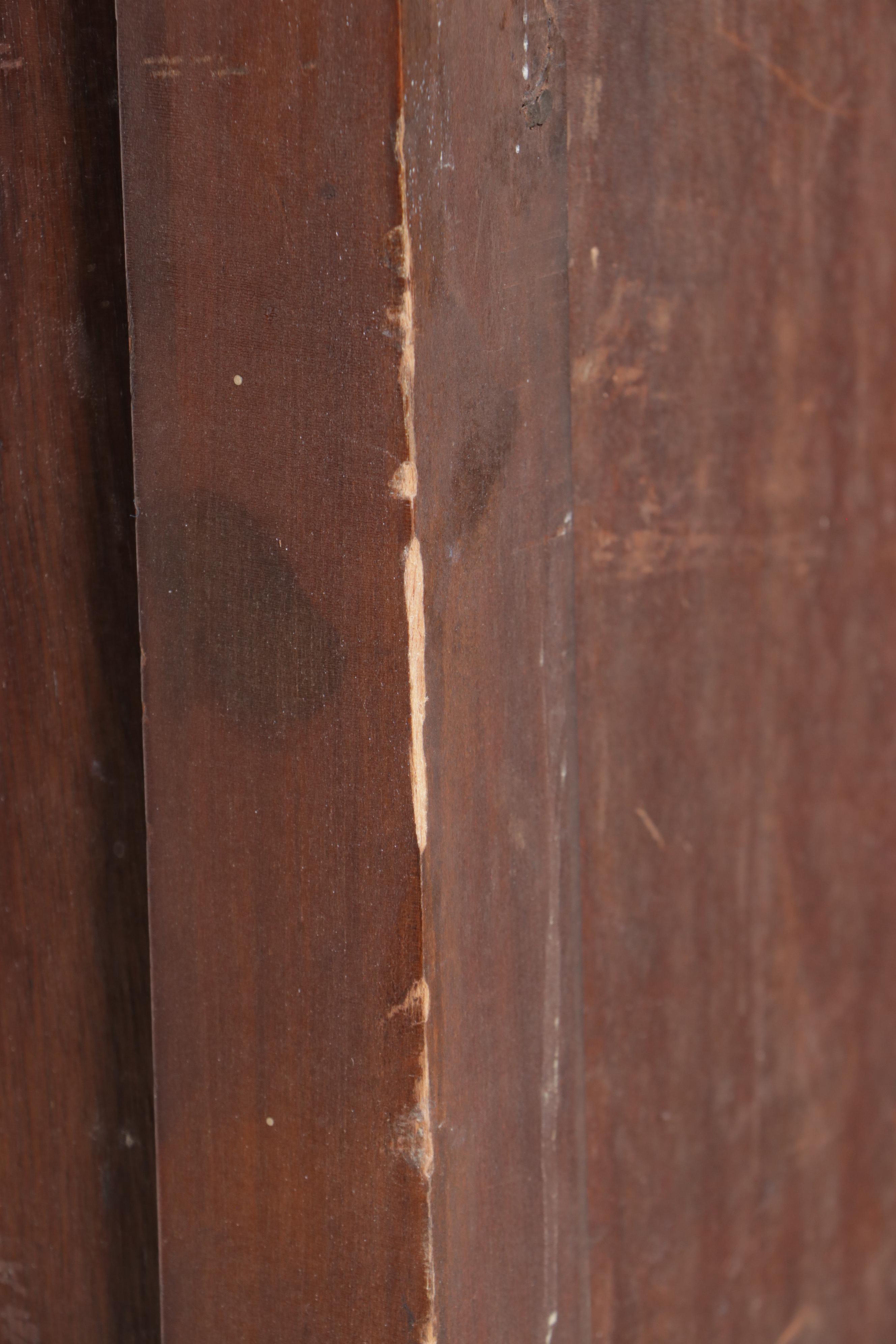 Louis XVI Style Walnut Chifferobe, Early to Mid 20th Century