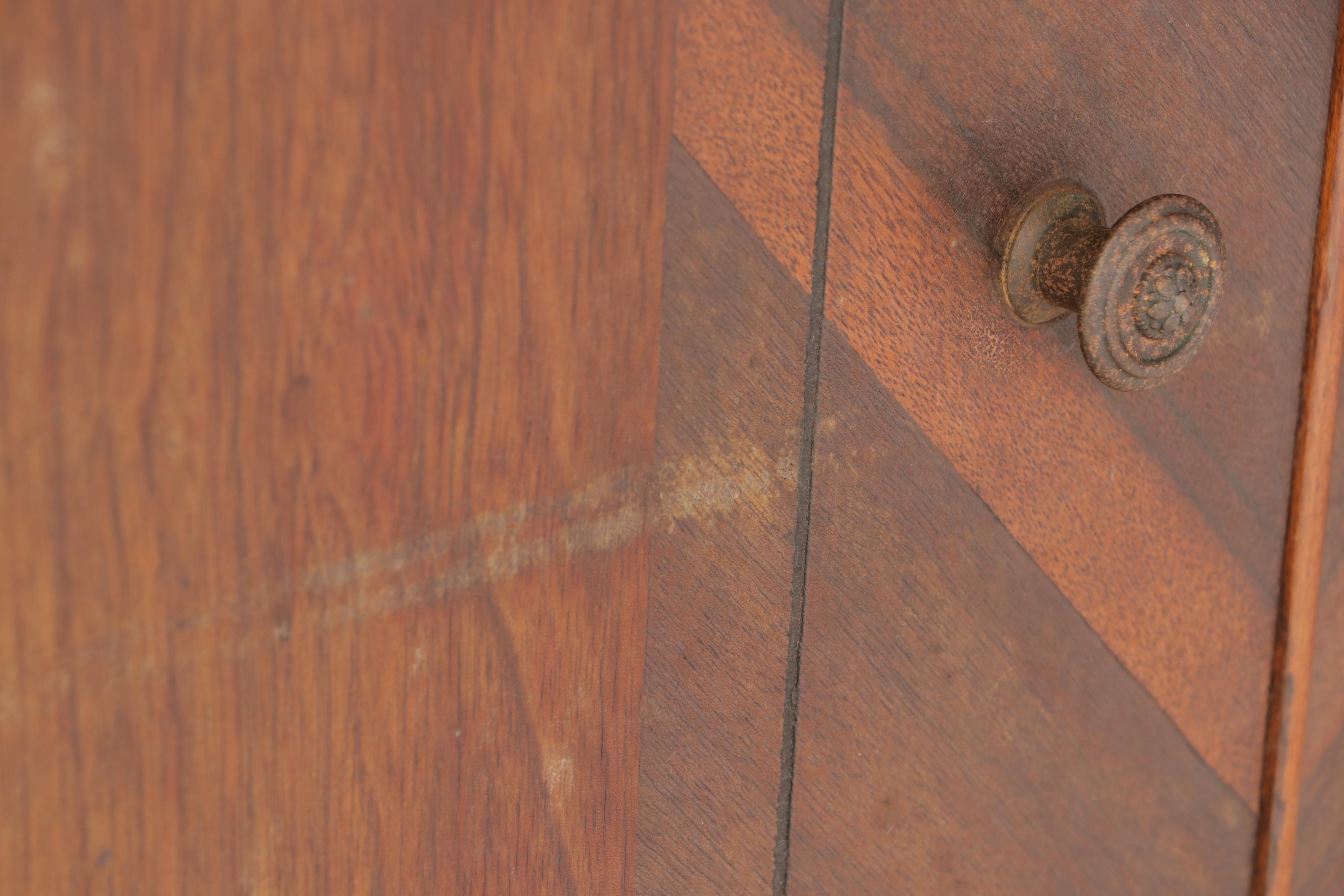 Louis XVI Style Walnut Chifferobe, Early to Mid 20th Century