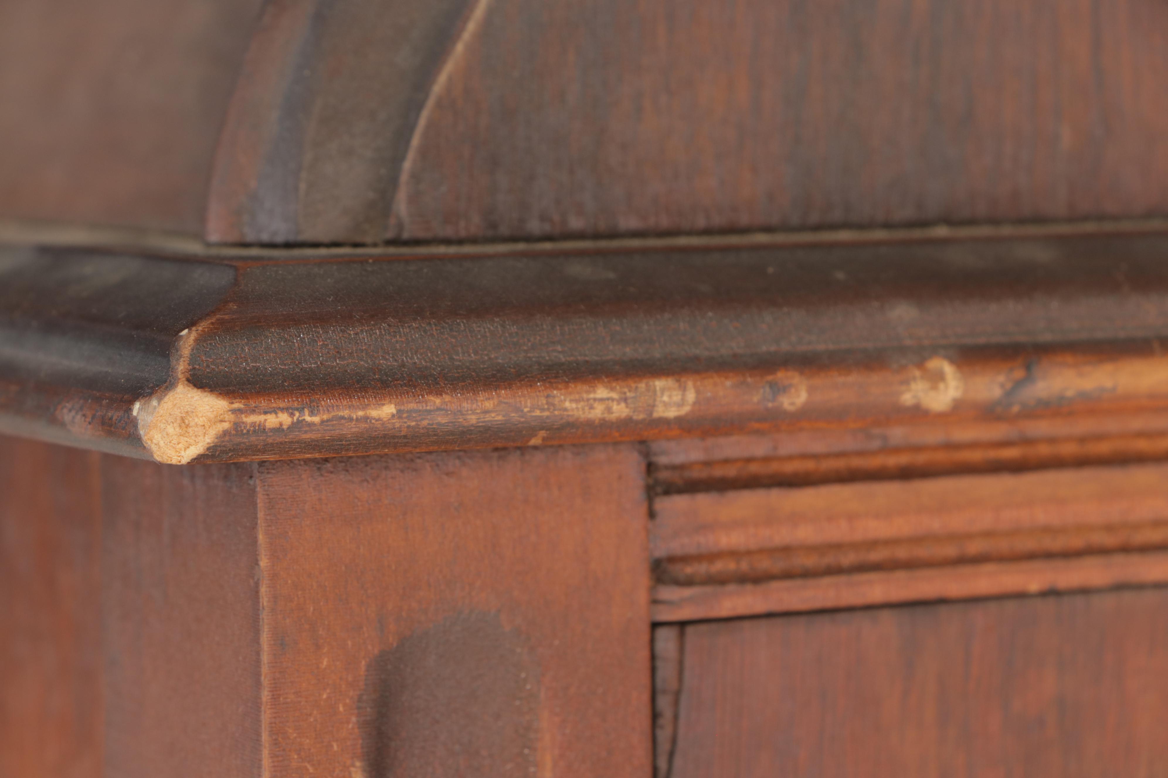 Louis XVI Style Walnut Chifferobe, Early to Mid 20th Century