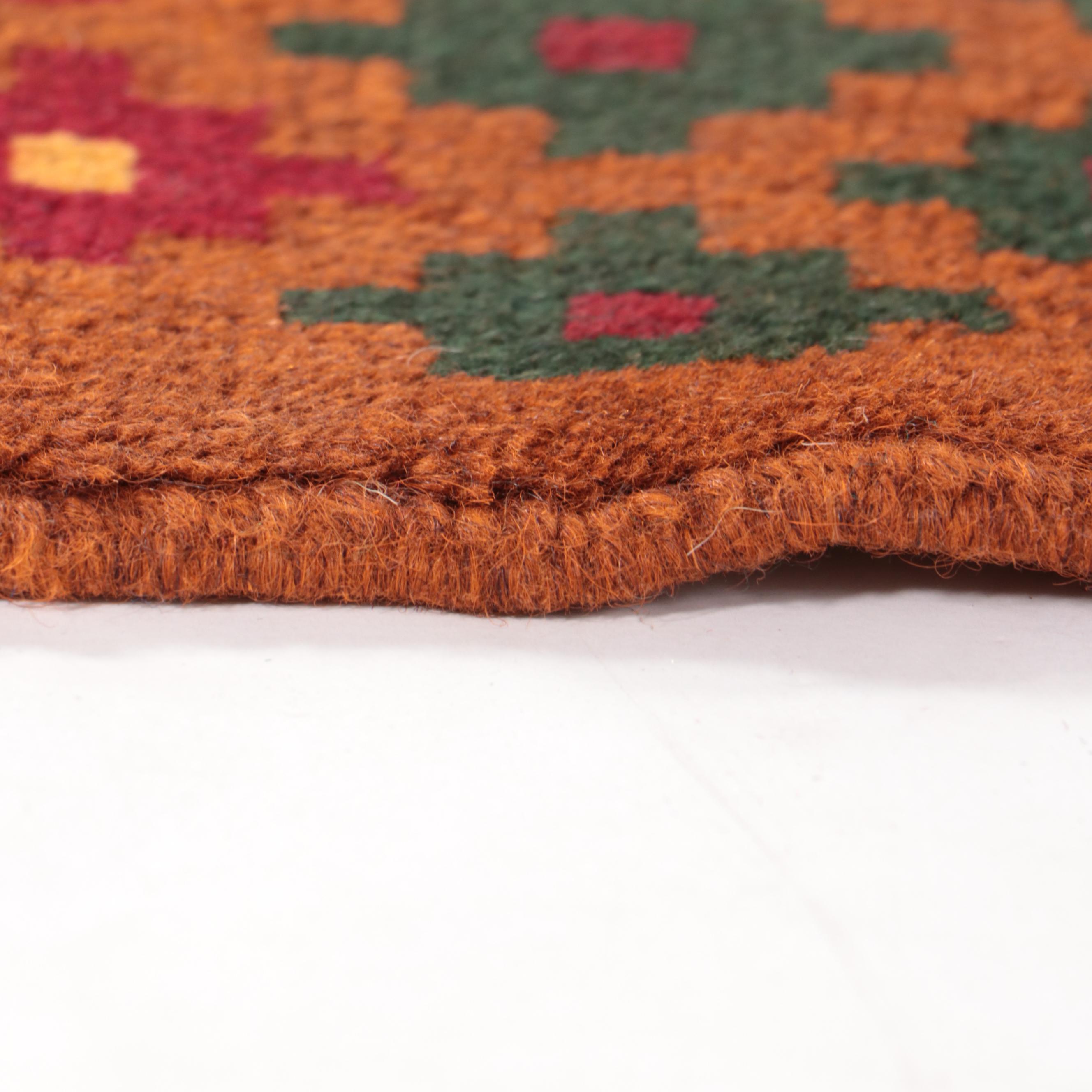 2'8 x 4'3 Hand-Knotted Afghan Baluch Accent Rug