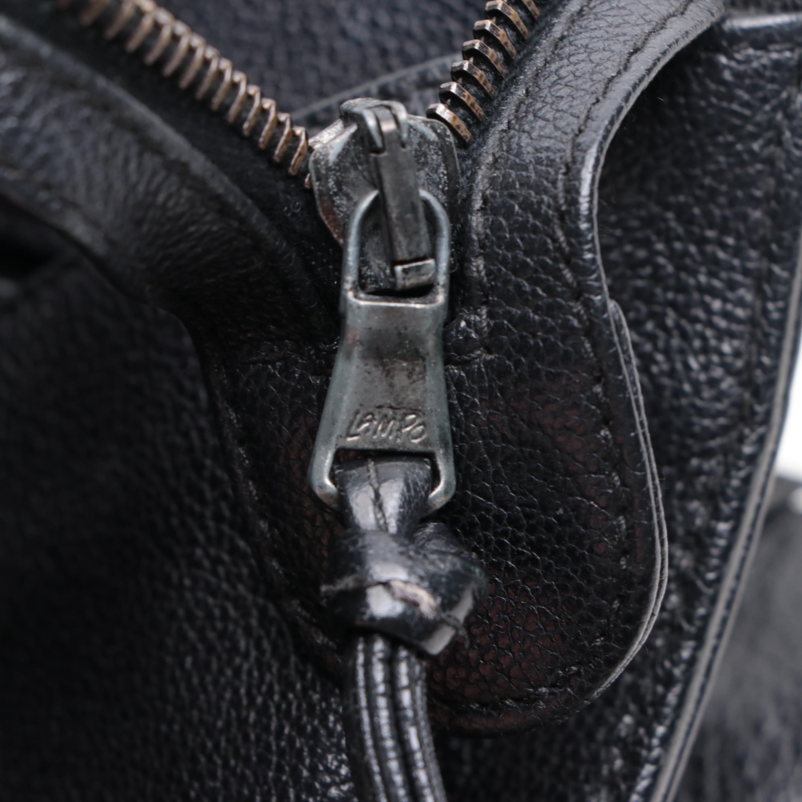 Chanel CC Tote in Black Grain Leather