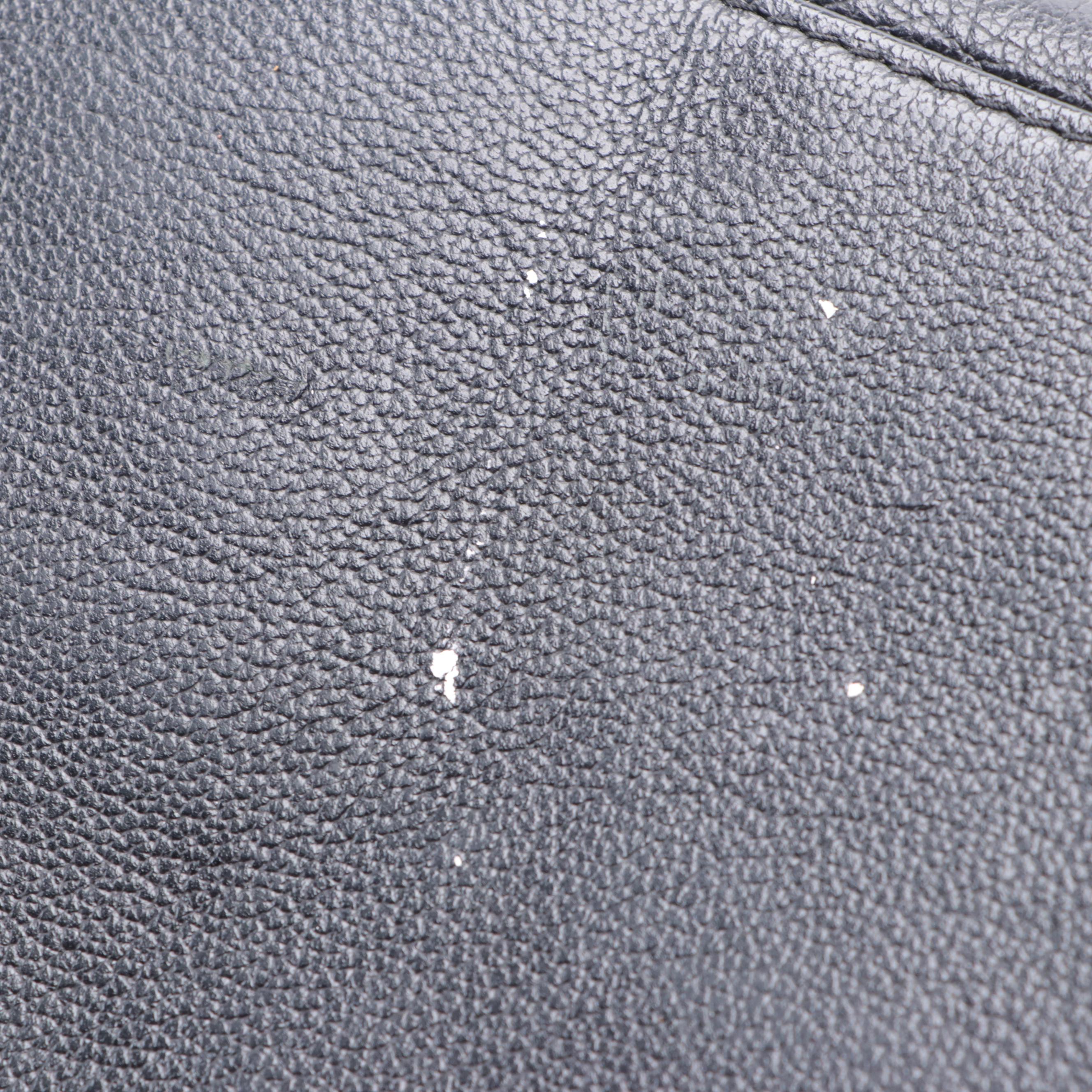 Chanel CC Tote in Black Grain Leather