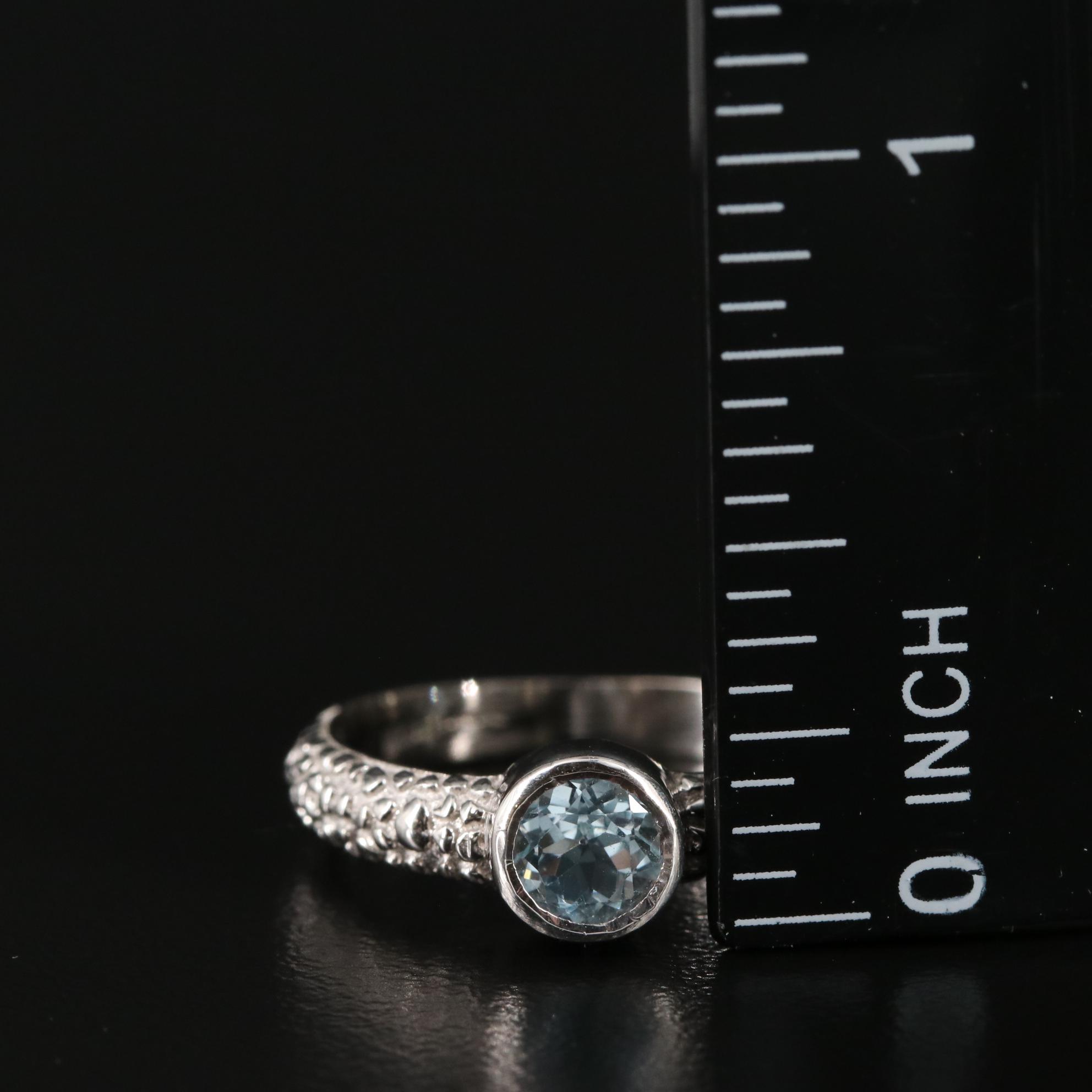 Sterling Blue Topaz Ring