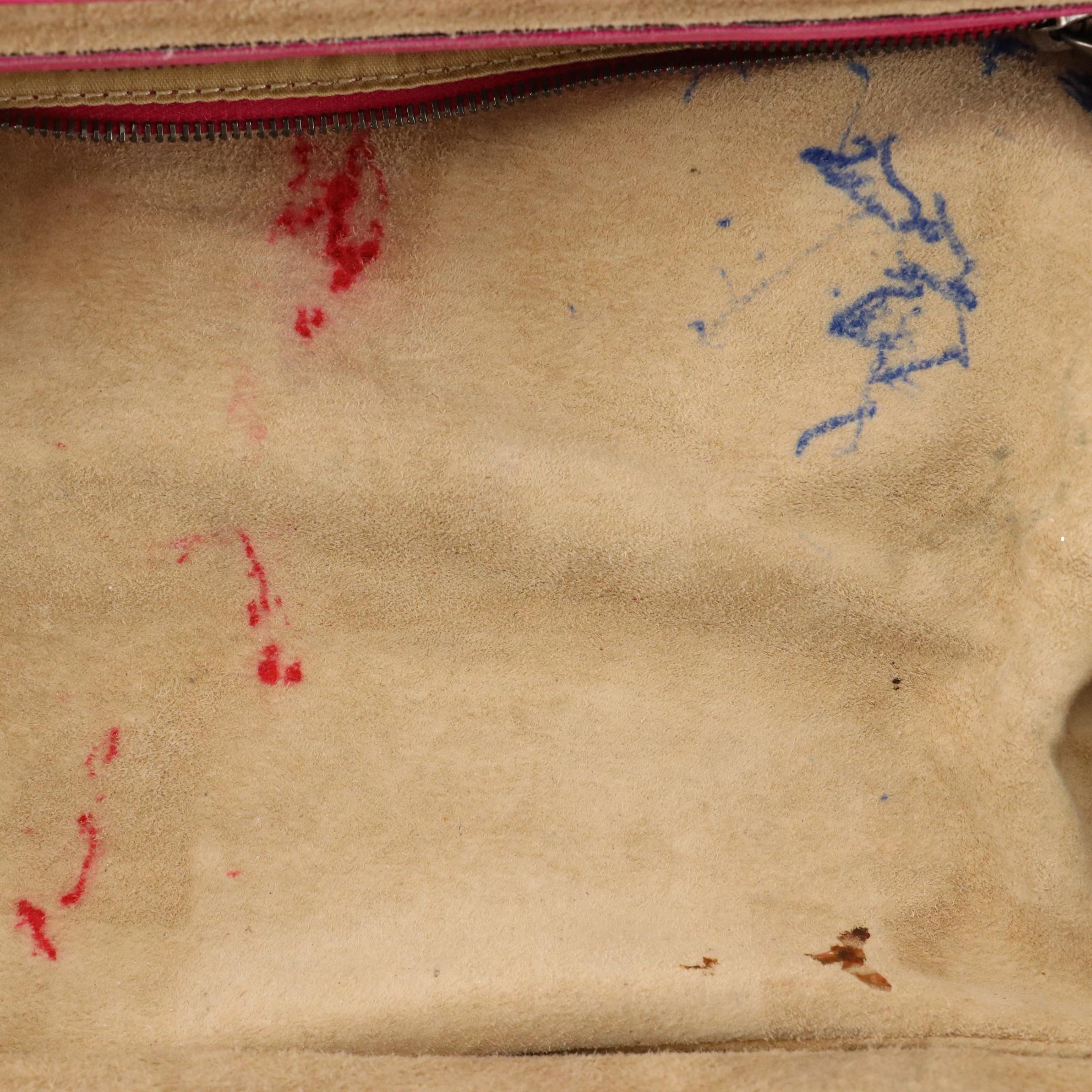 Bottega Veneta Top Handle Shoulder Bag in Pink Intrecciato Leather