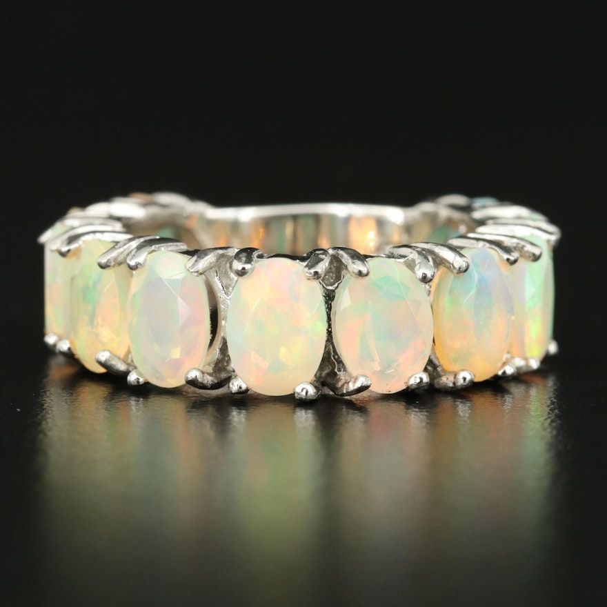 Sterling Opal Ring