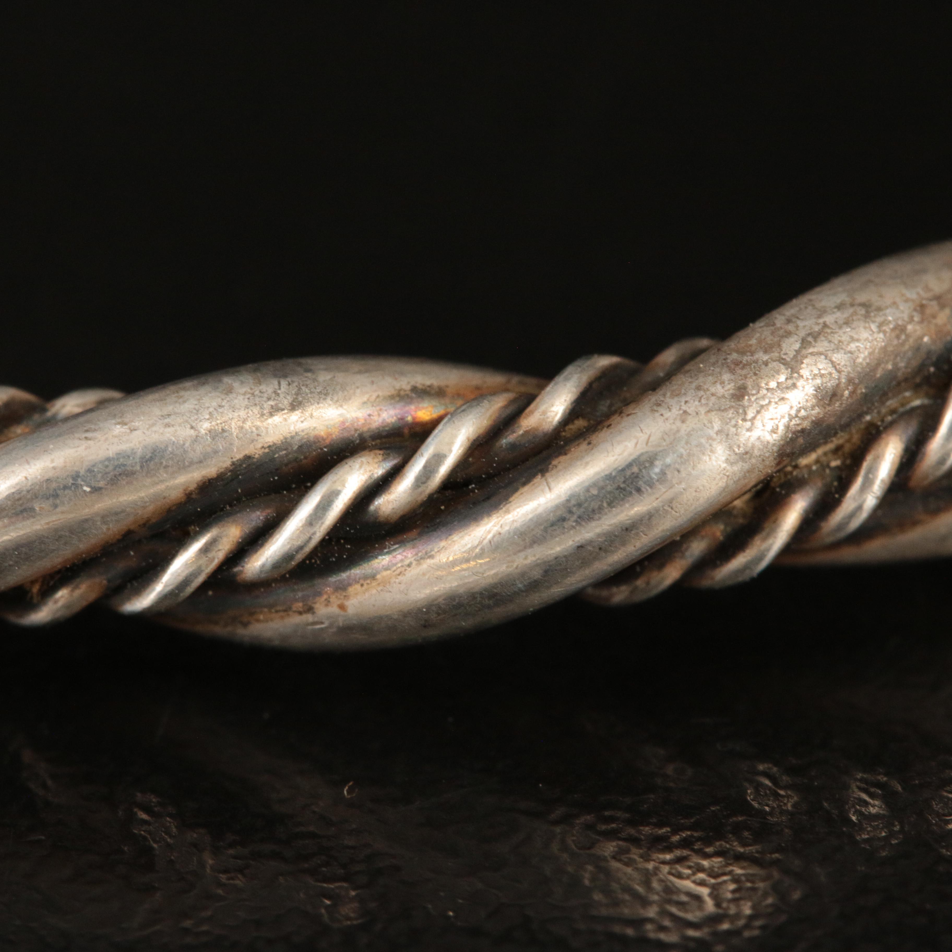 Sterling Braided Cuff