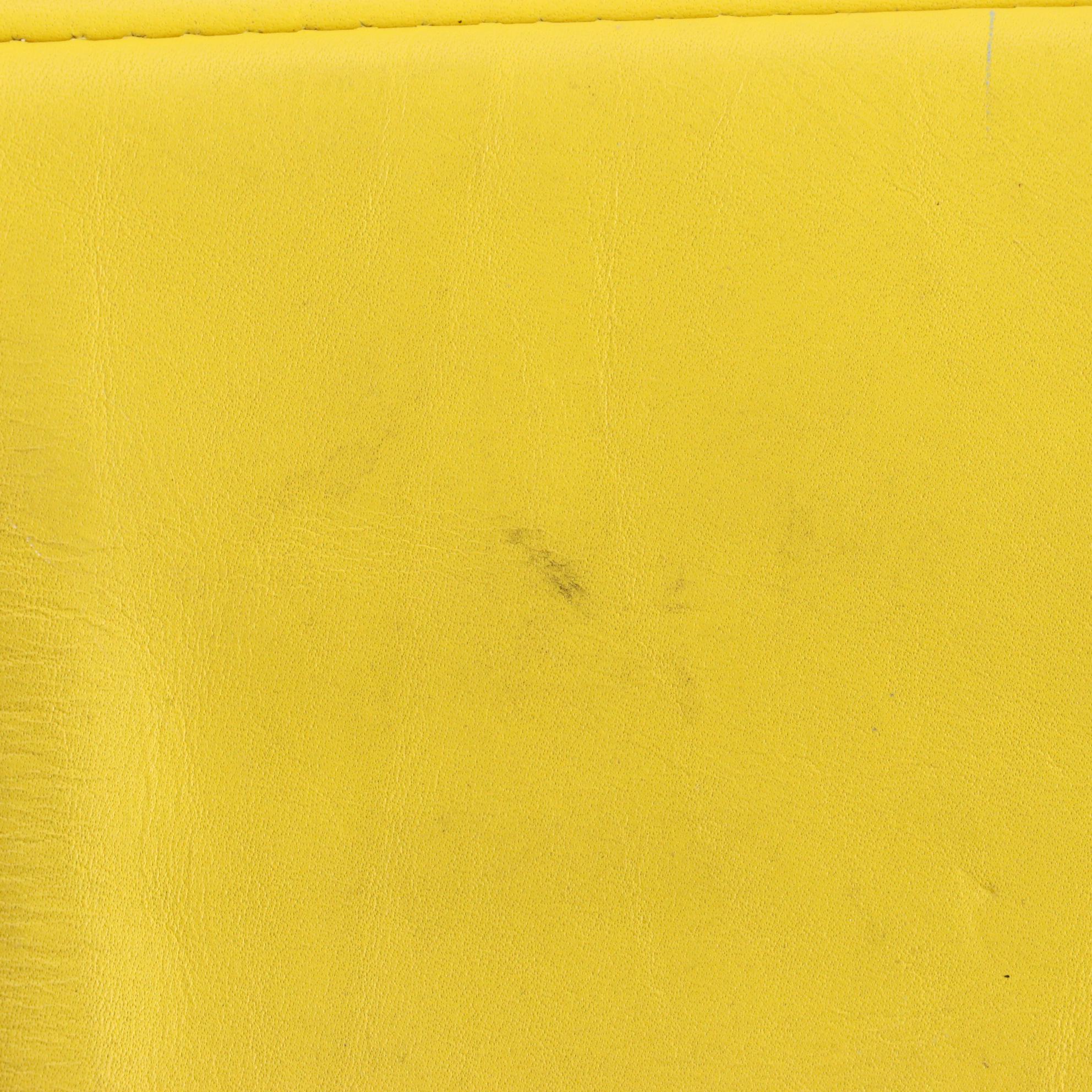 Jimmy Choo Tulita Mini Top Handle Bag in Yellow Leather