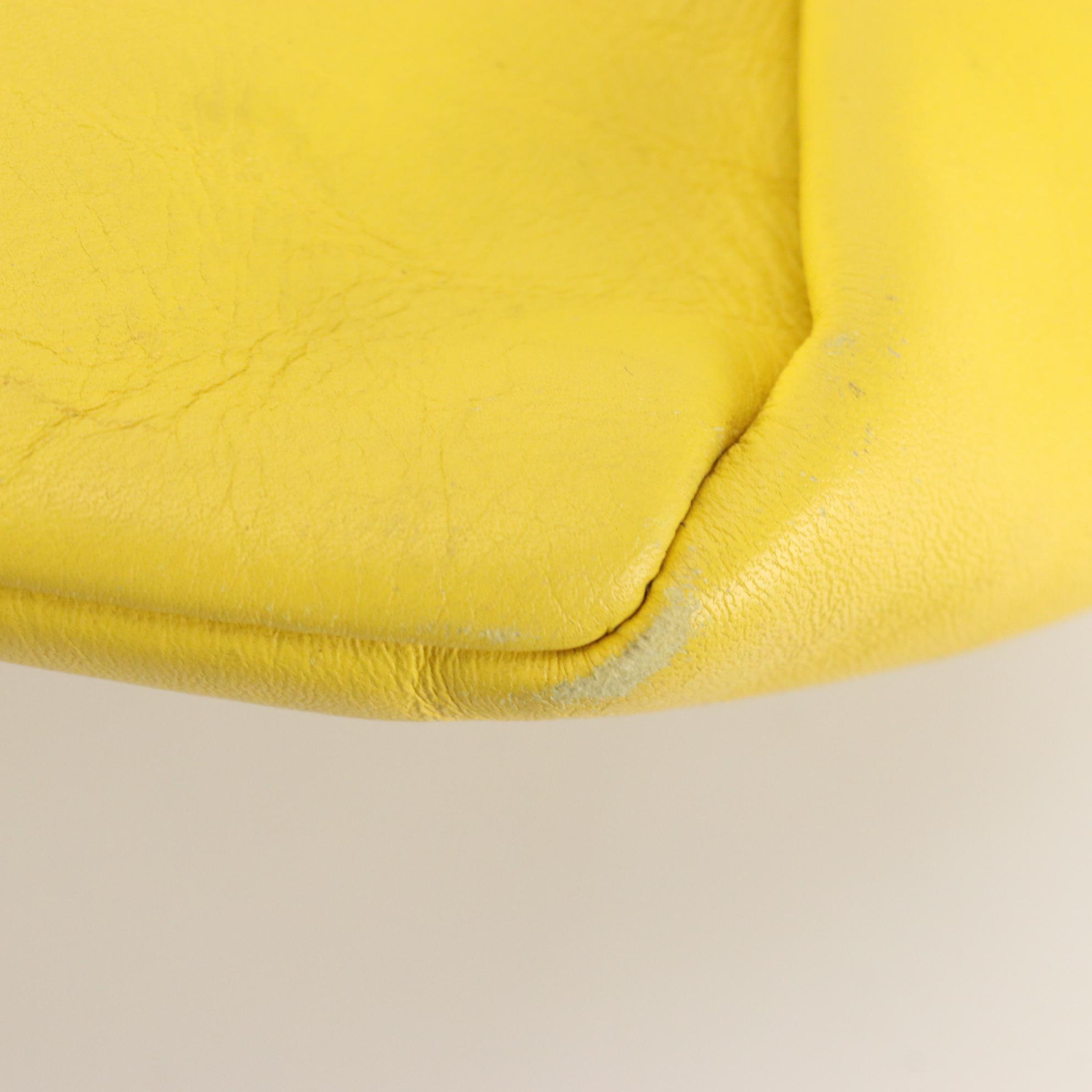 Jimmy Choo Tulita Mini Top Handle Bag in Yellow Leather