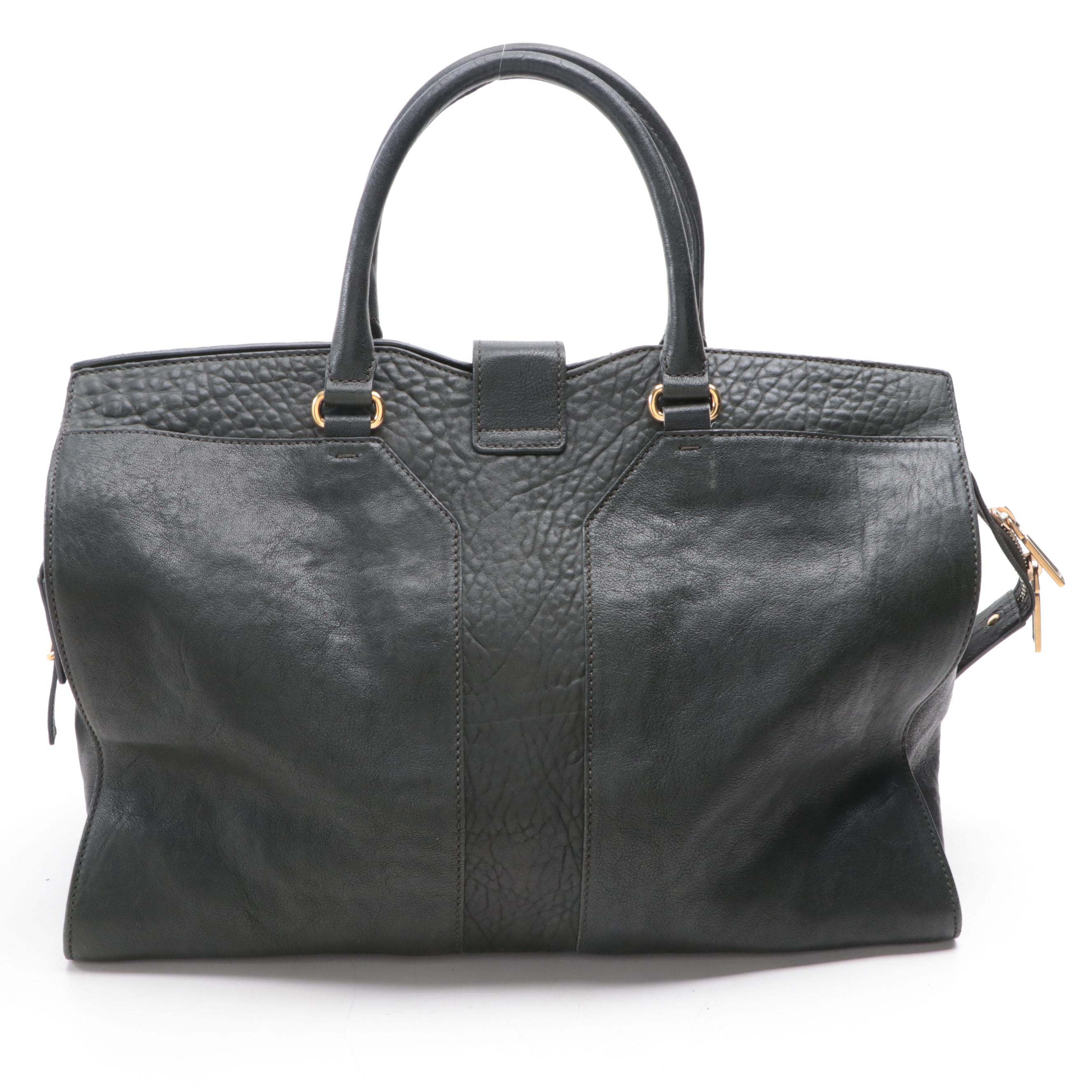 Yves Saint Laurent Chyc Cabas Medium Tote in Leather
