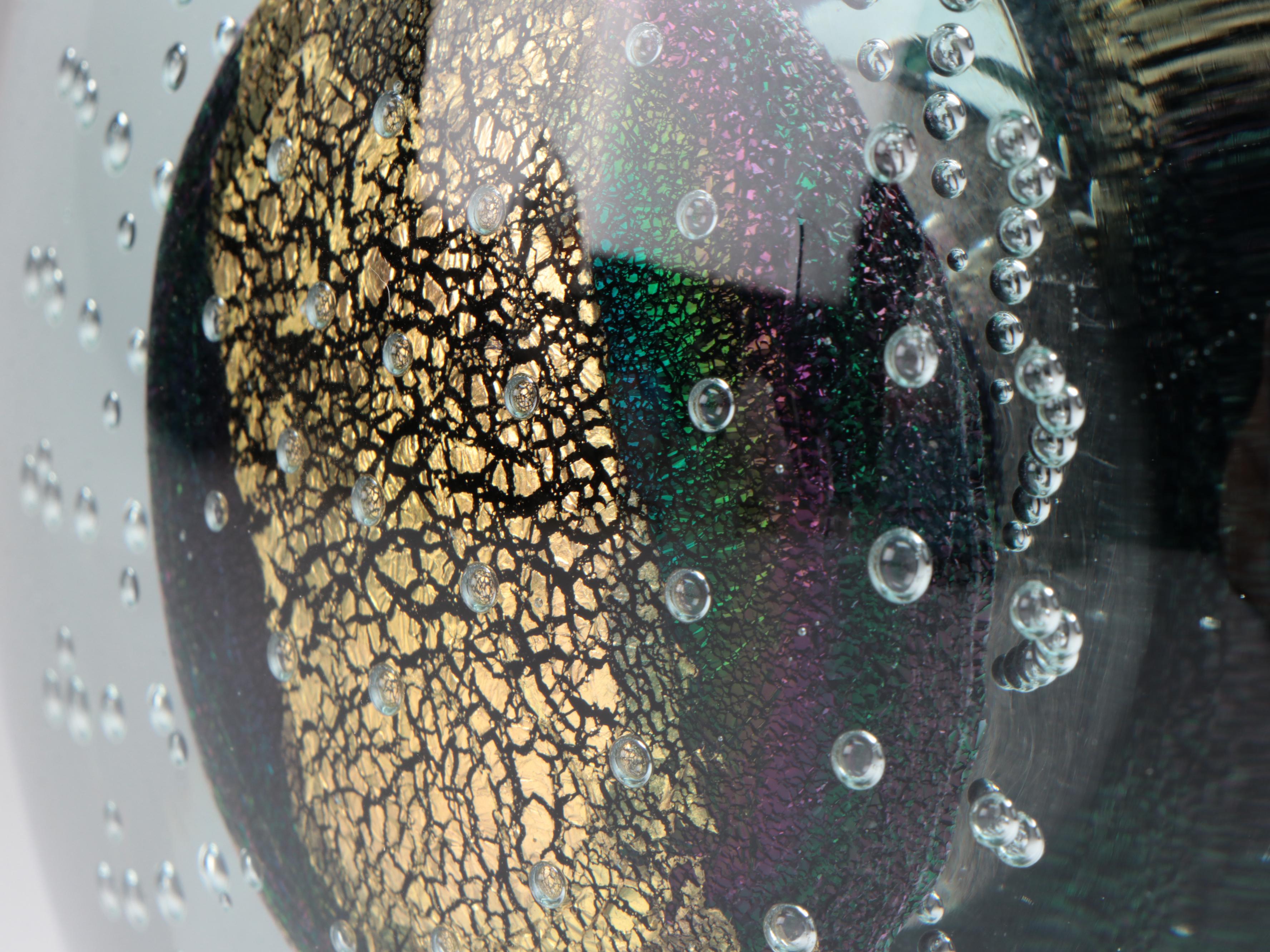 Robert Eickholt Art Glass Paperweight, 1997