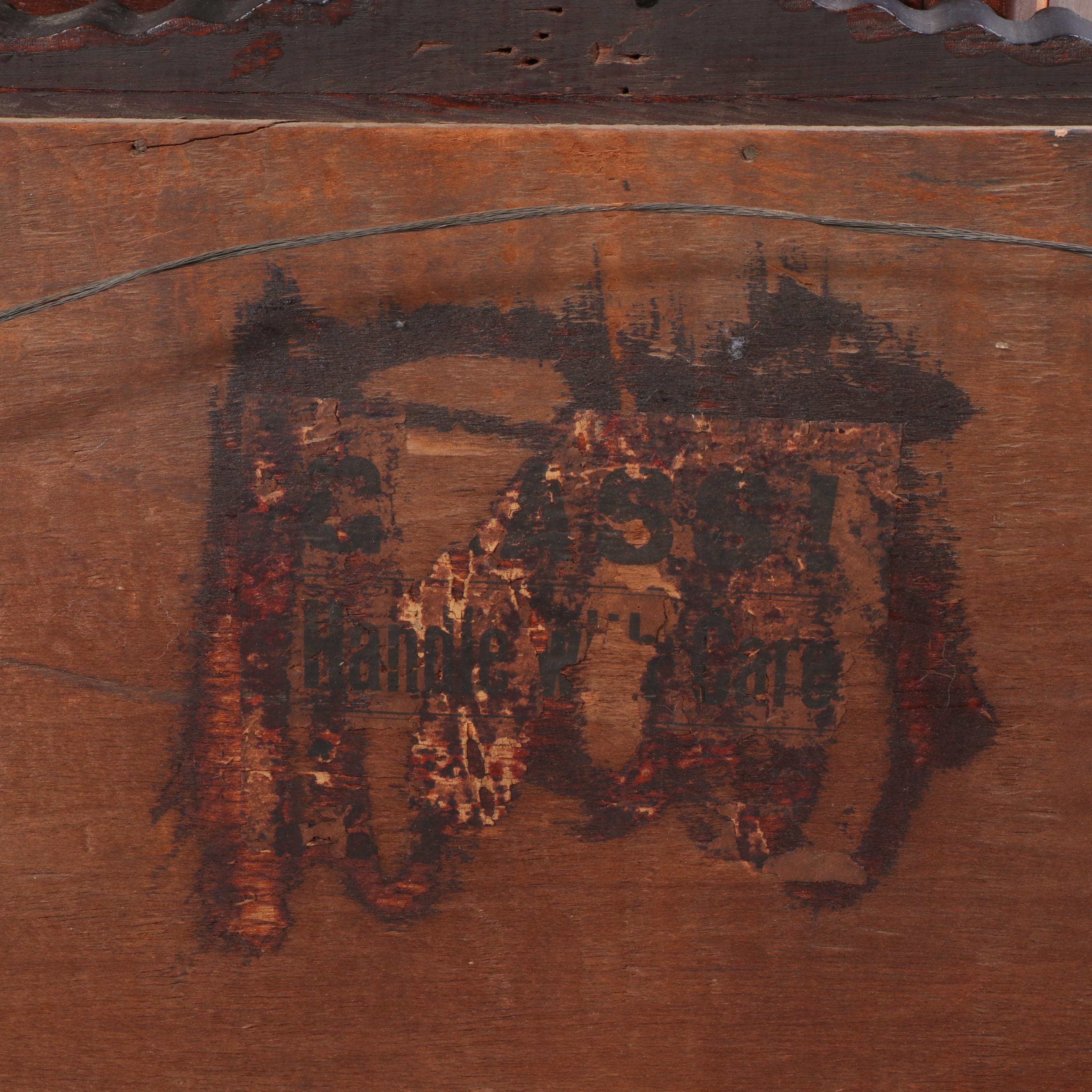 Louis XV Style Walnut Dresser with Mirror, Early to Mid 20th Century