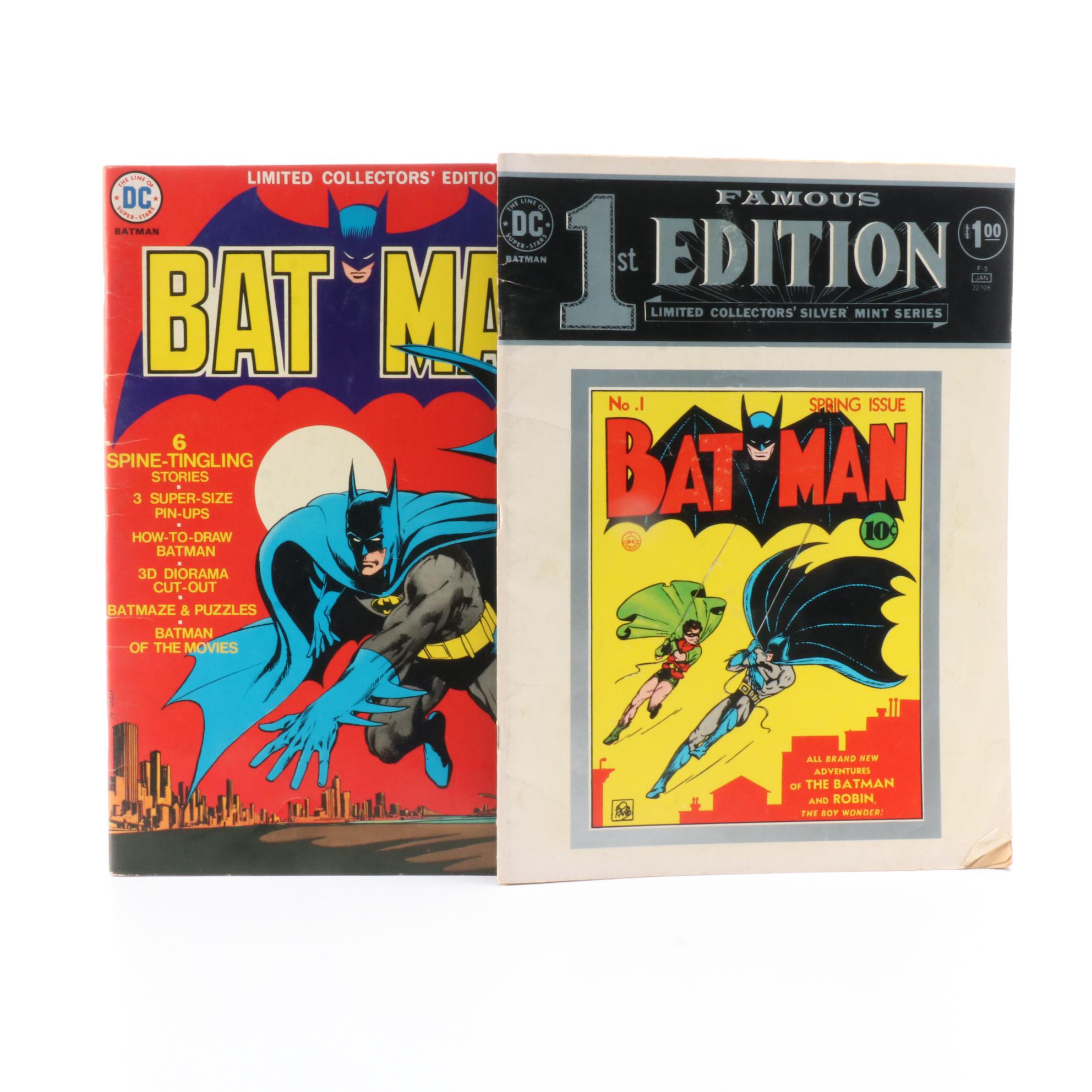 Limited Collector's Edition Batman, Superman and Other Oversized DC Comics