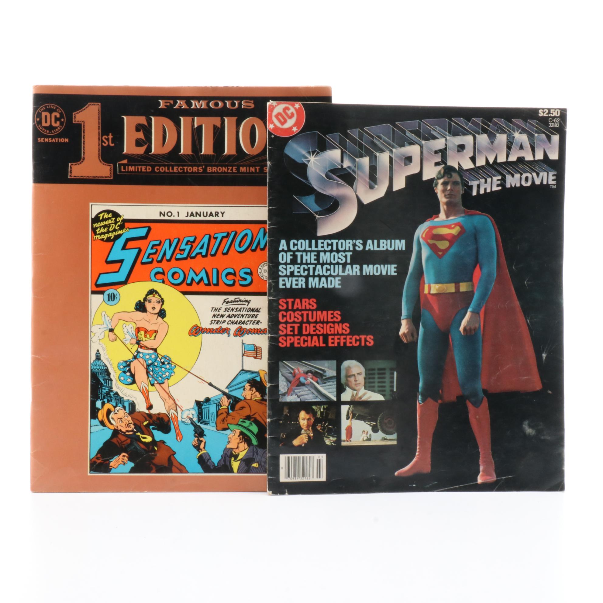 Limited Collector's Edition Batman, Superman and Other Oversized DC Comics