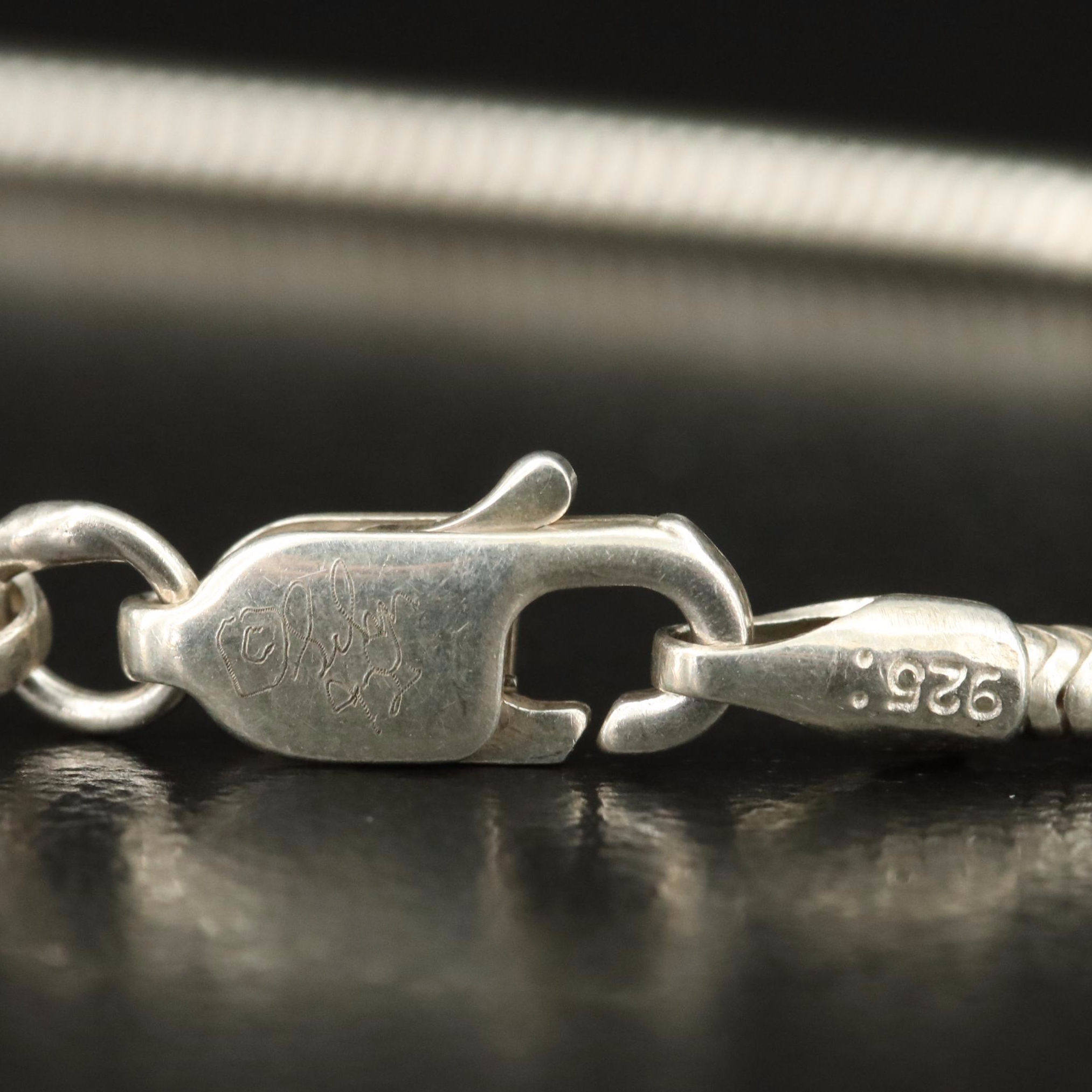 Sterling Amber Cross Pendant Necklace with Sterling Signed Necklace