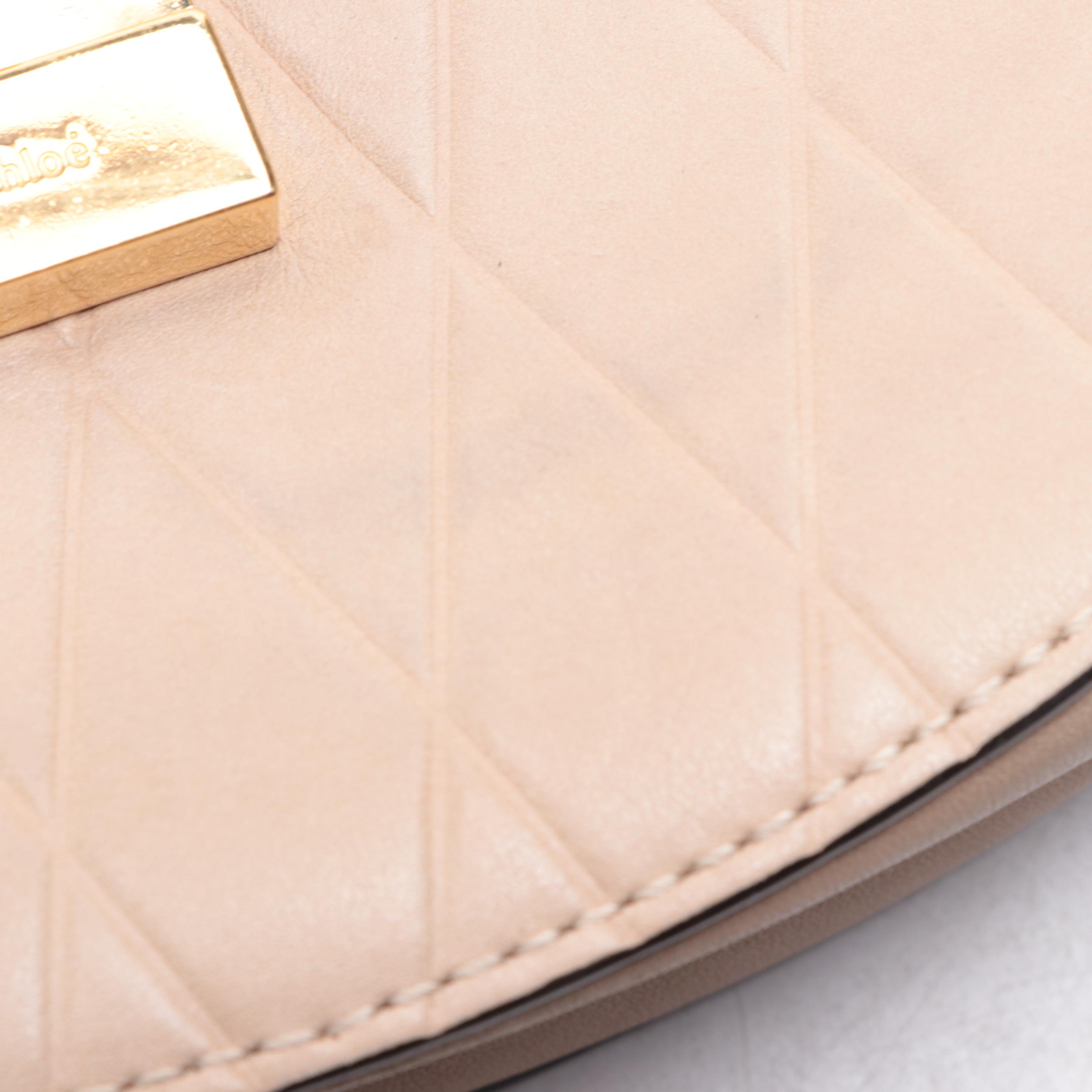 Chloé Drew Embossed Leather Crossbody Bag
