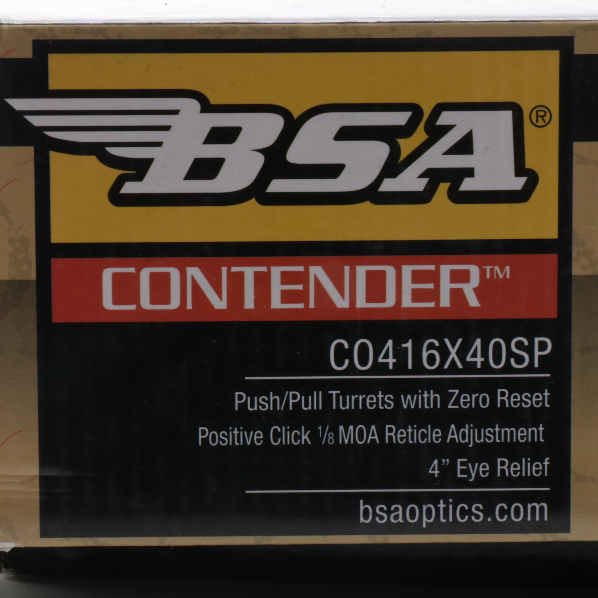 BSA Contender Hunting/Target Rifle Scope