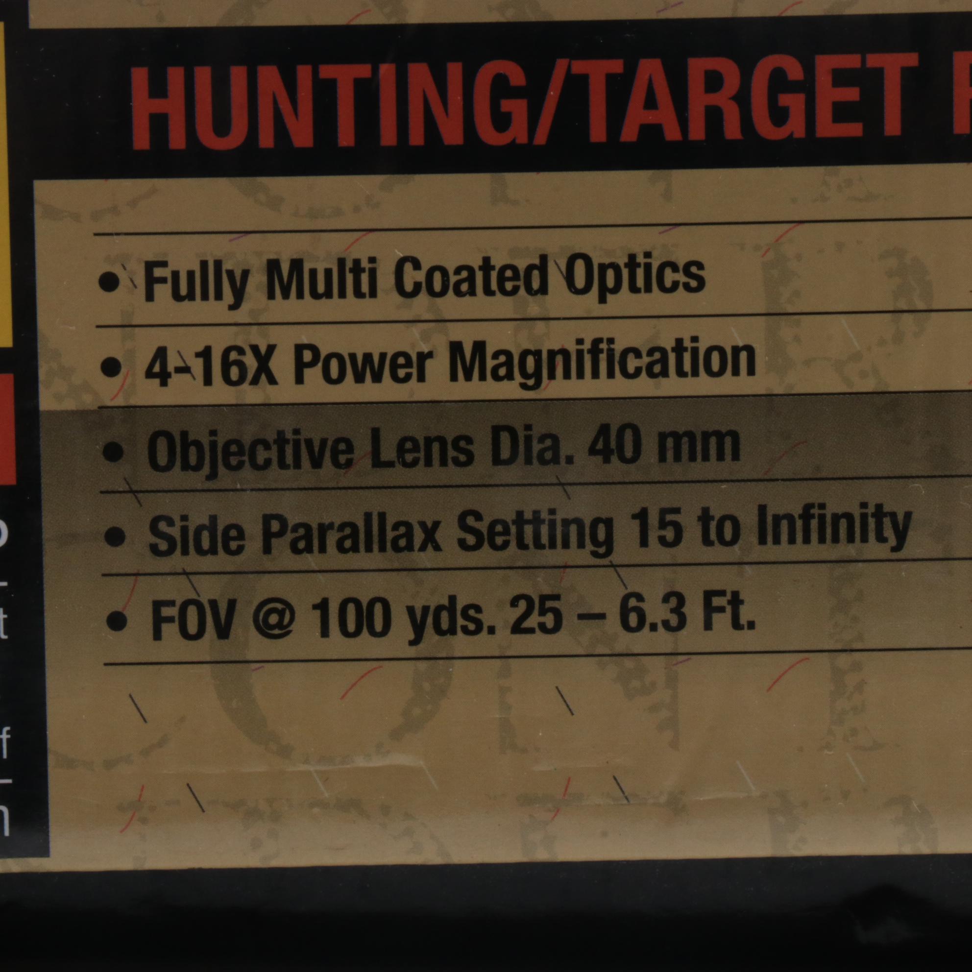 BSA Contender Hunting/Target Rifle Scope