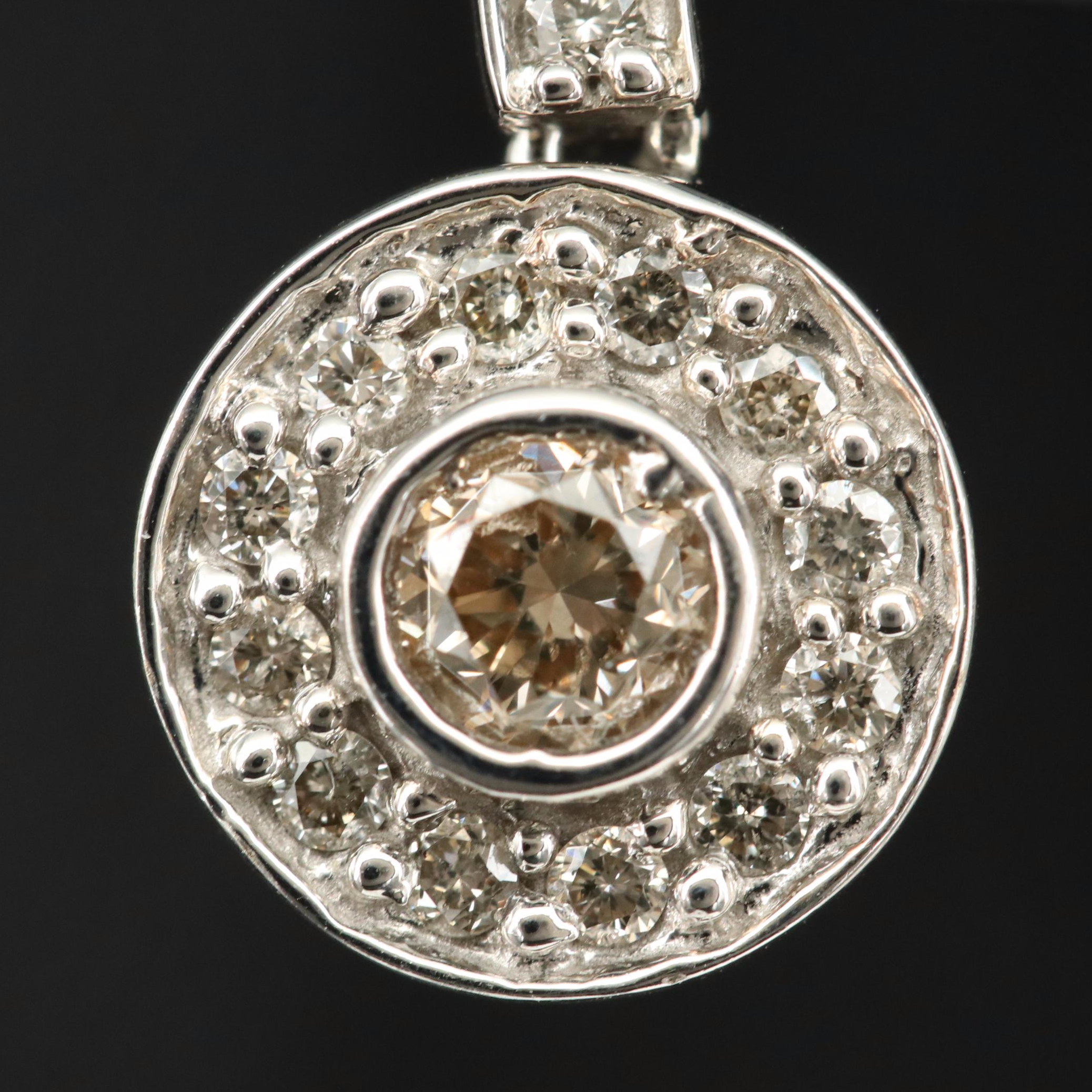 14K 1.02 CTW Diamond Earrings