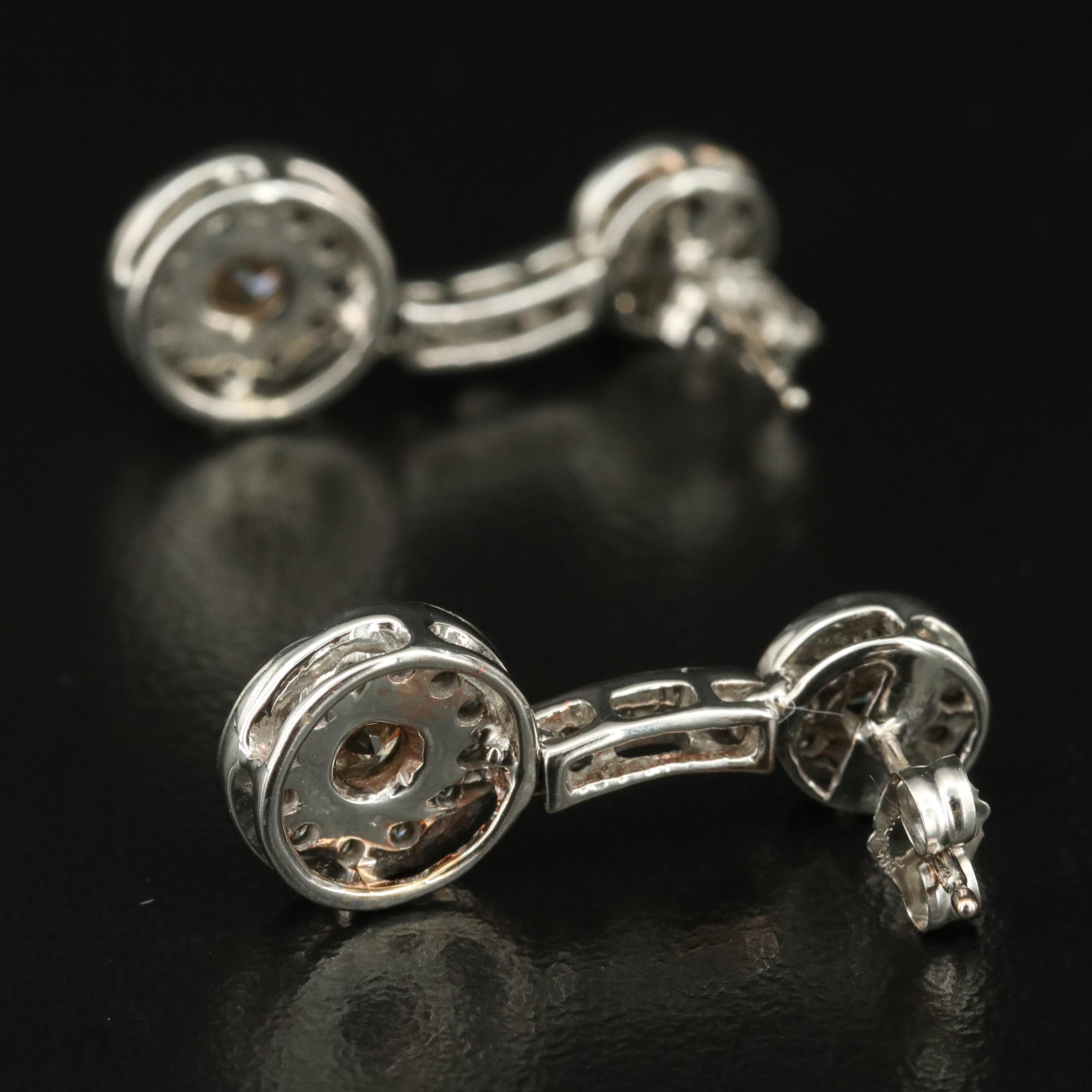 14K 1.02 CTW Diamond Earrings