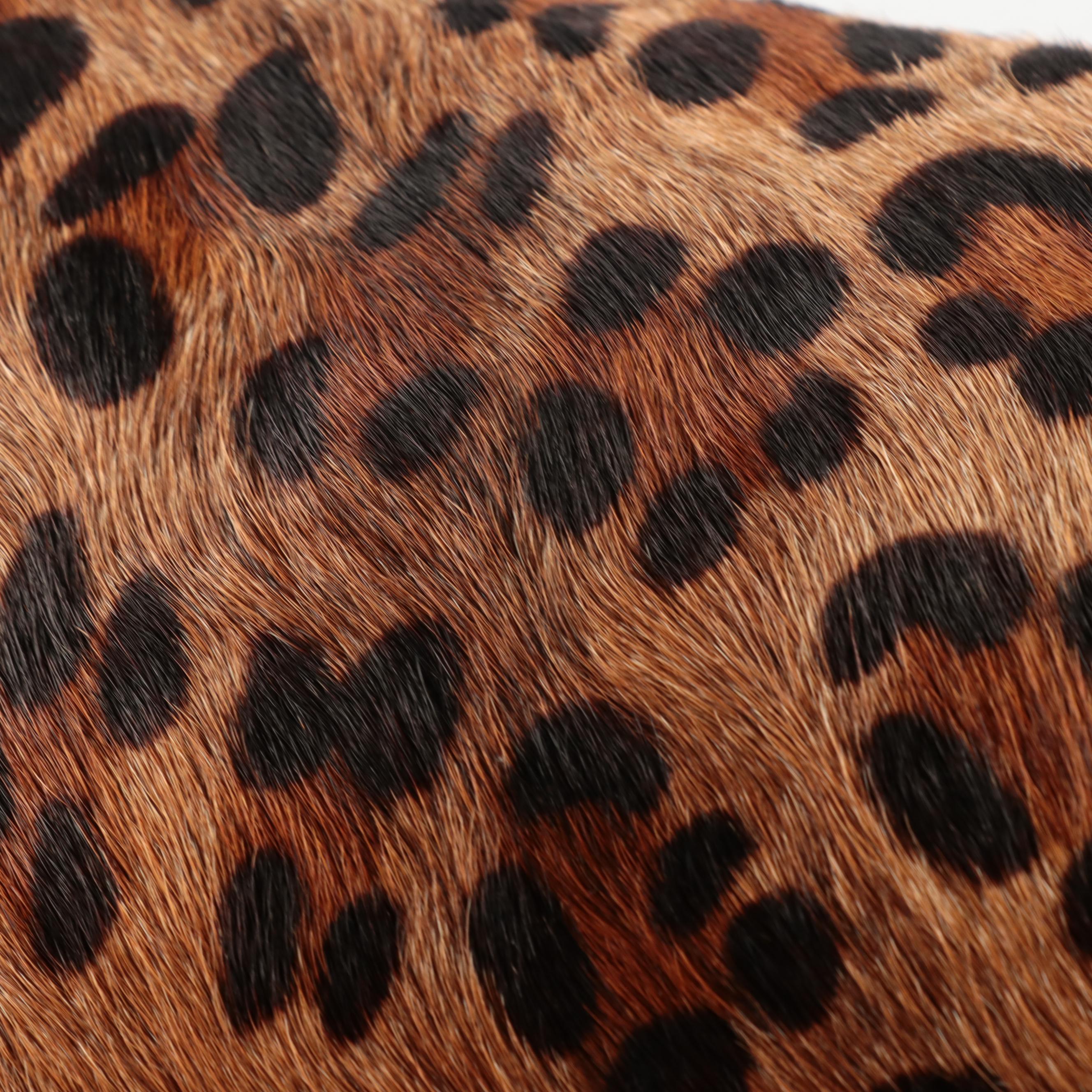 Dyed Cowhide Accent Pillows with Hide Accent Rug