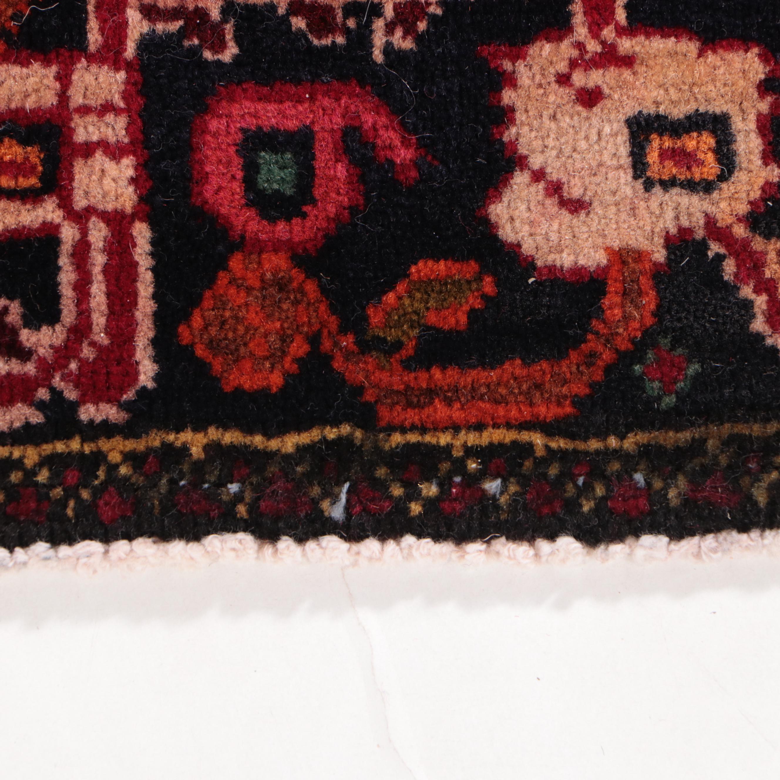 3'3 x 1'6 Hand-Knotted Afghan Baluch Accent Rug