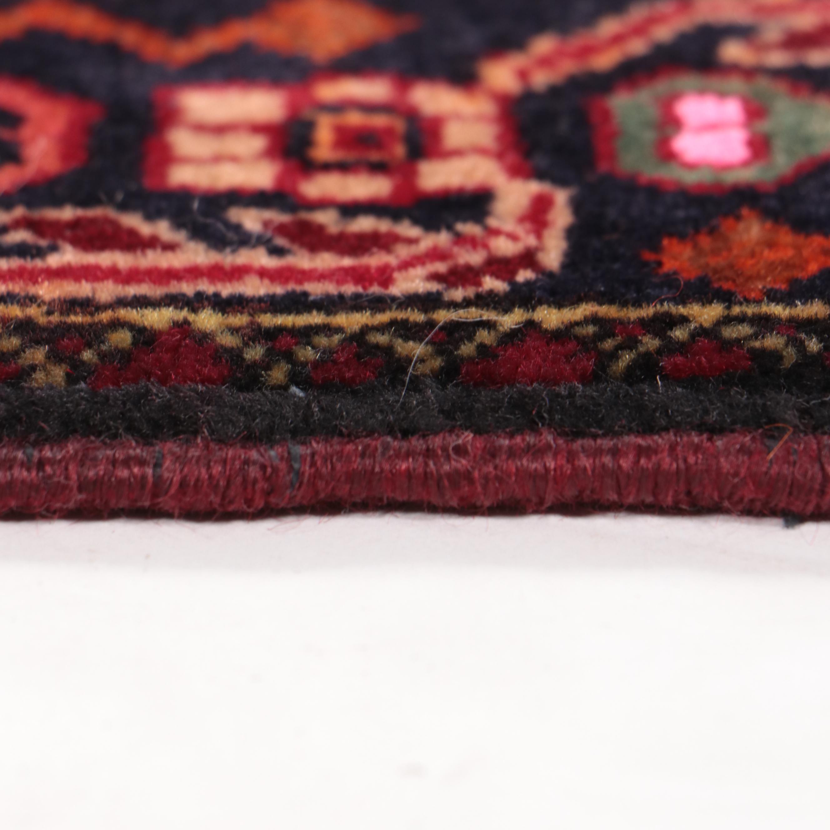 3'3 x 1'6 Hand-Knotted Afghan Baluch Accent Rug