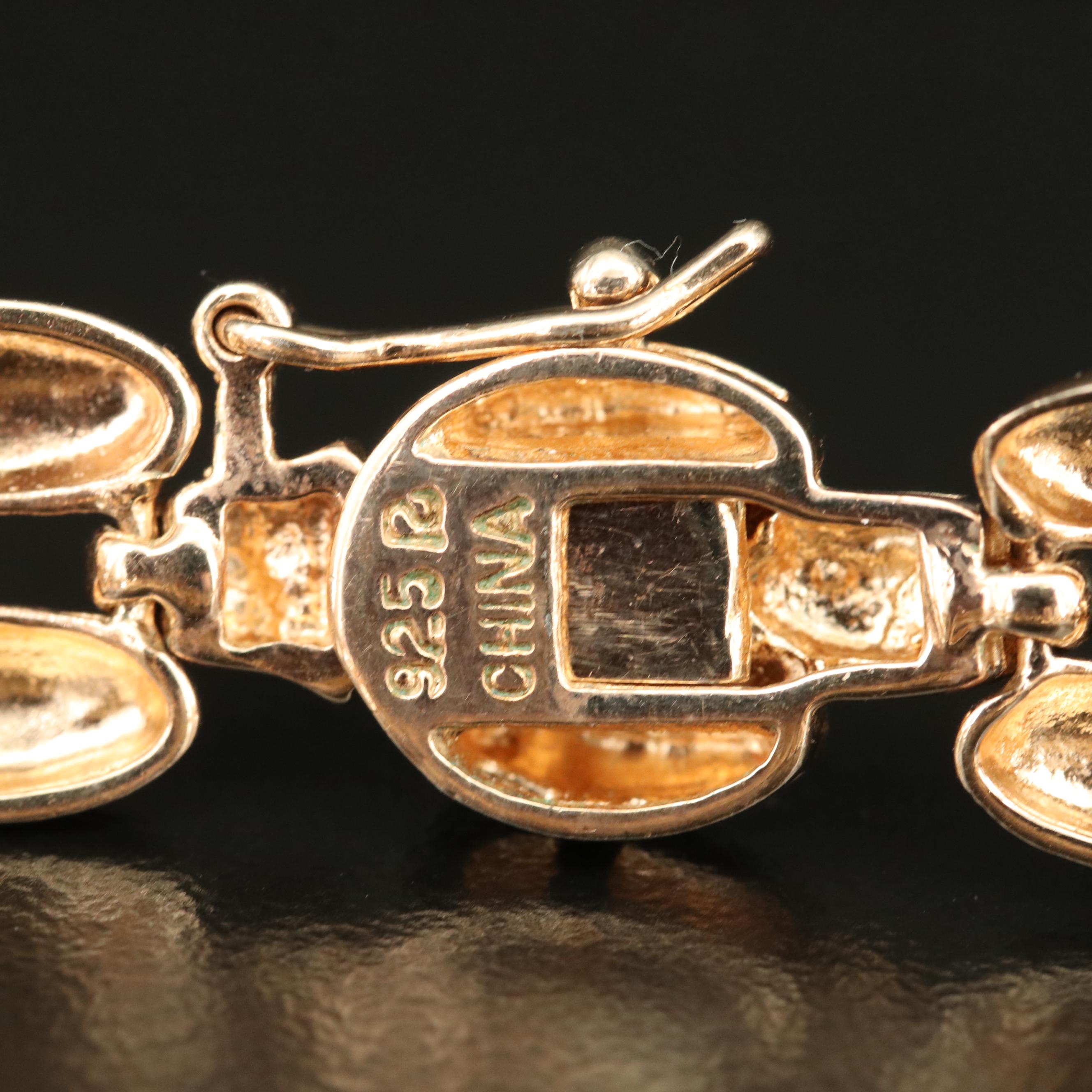 Sterling Bracelets and Heart Pendant with Diamond Accents