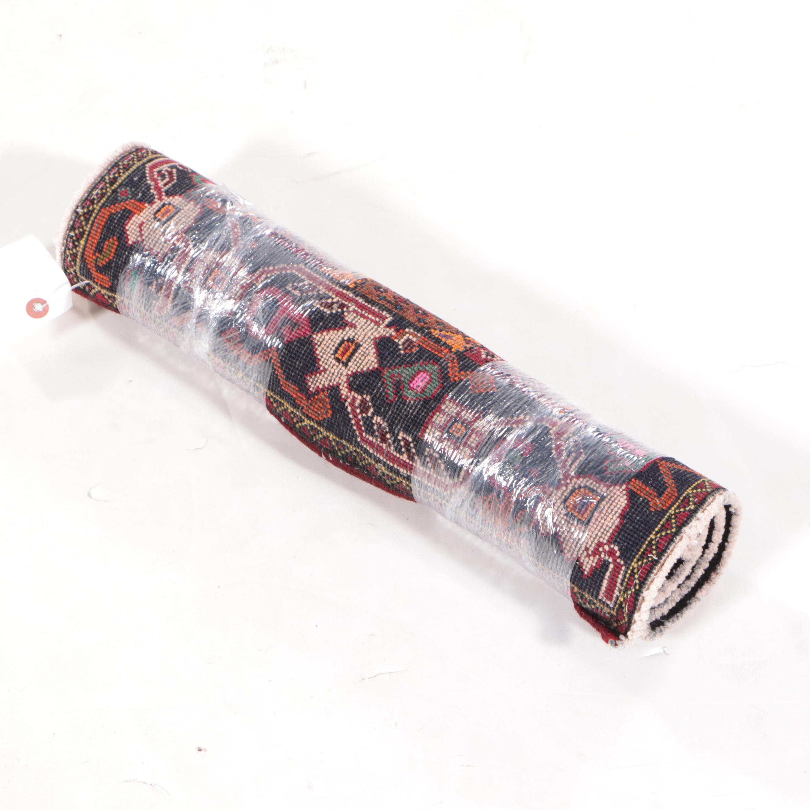 3'3 x 1'6 Hand-Knotted Afghan Baluch Accent Rug