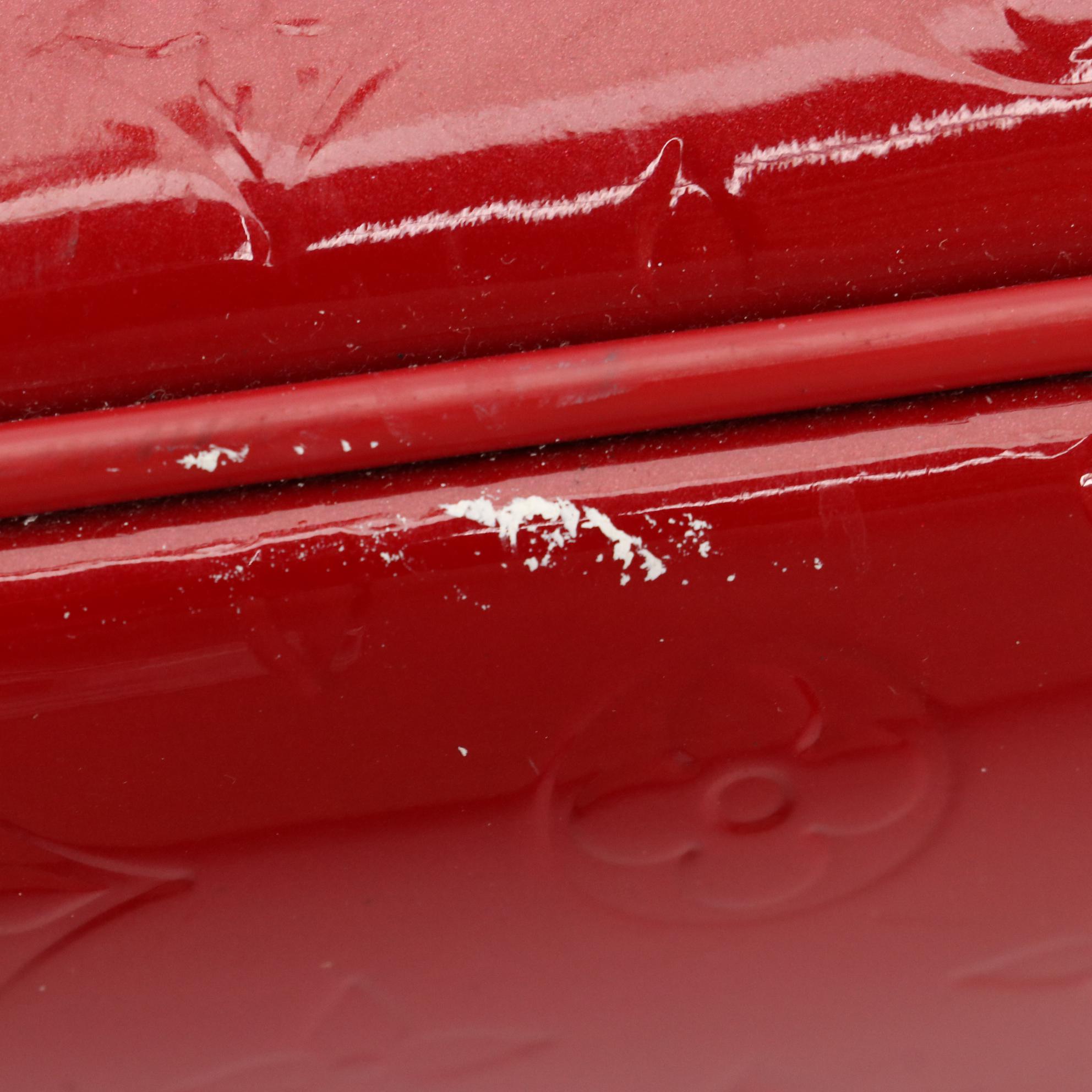 Louis Vuitton Pégase 45 Trolley Suitcase in Monogram Vernis and Vachetta Leather