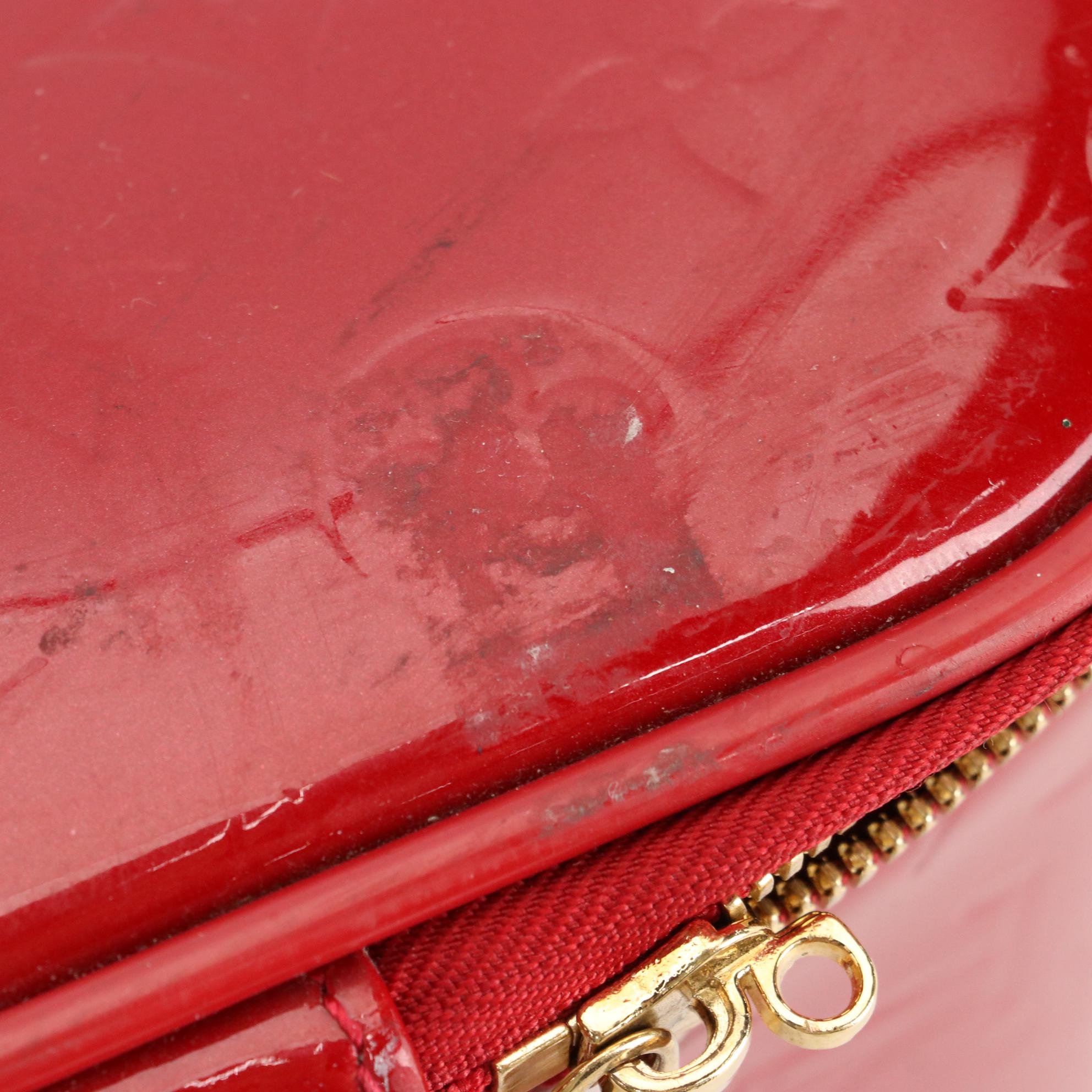 Louis Vuitton Pégase 45 Trolley Suitcase in Monogram Vernis and Vachetta Leather