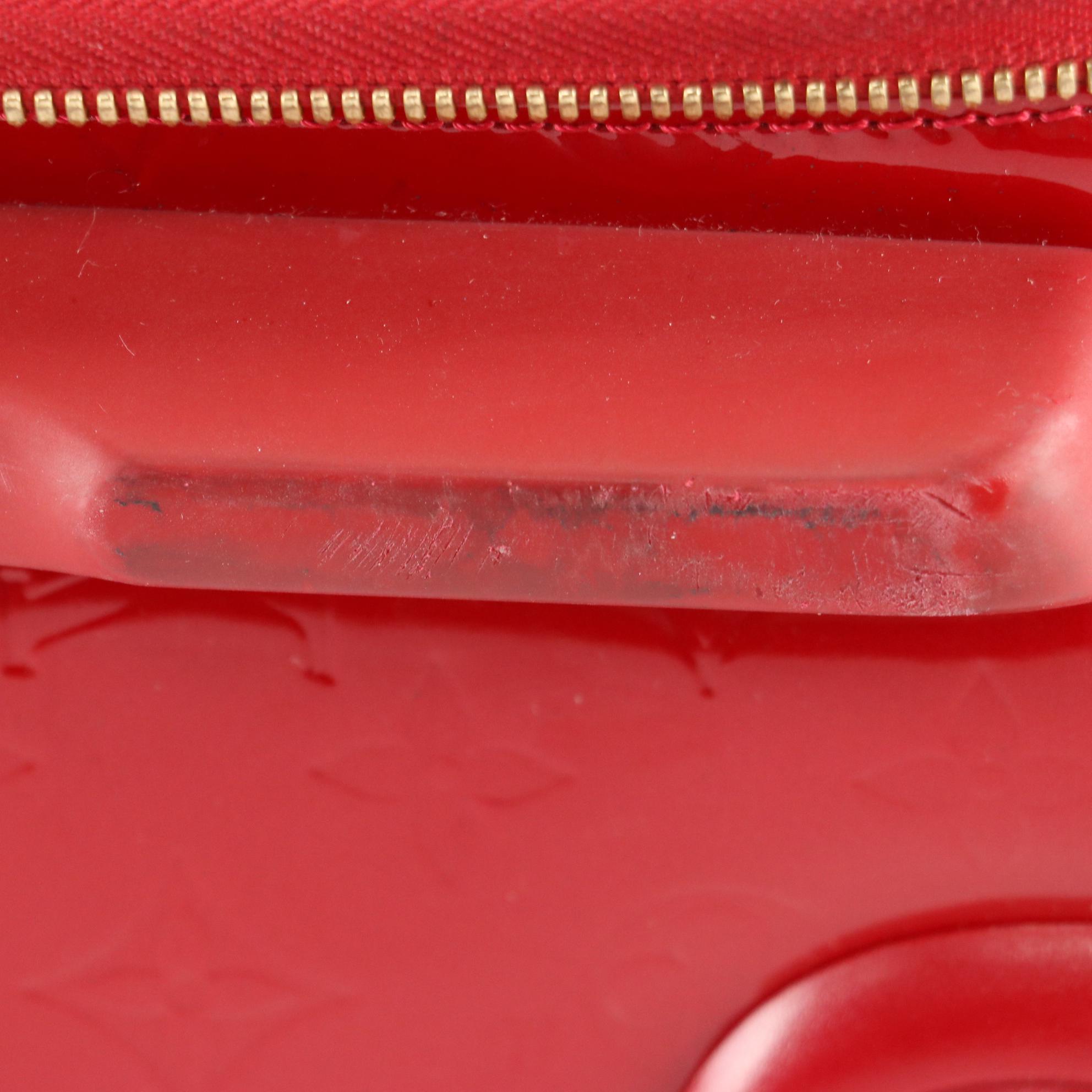 Louis Vuitton Pégase 45 Trolley Suitcase in Monogram Vernis and Vachetta Leather