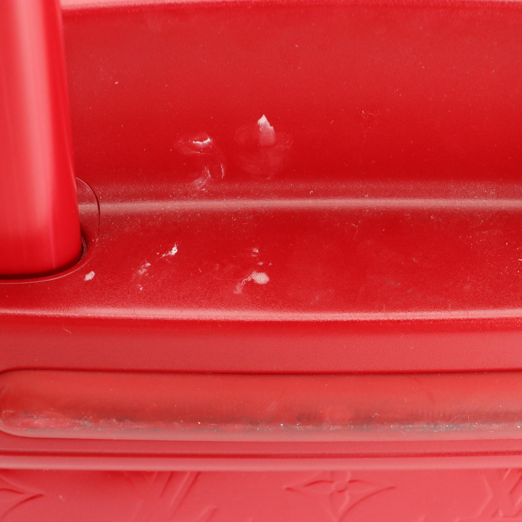 Louis Vuitton Pégase 45 Trolley Suitcase in Monogram Vernis and Vachetta Leather