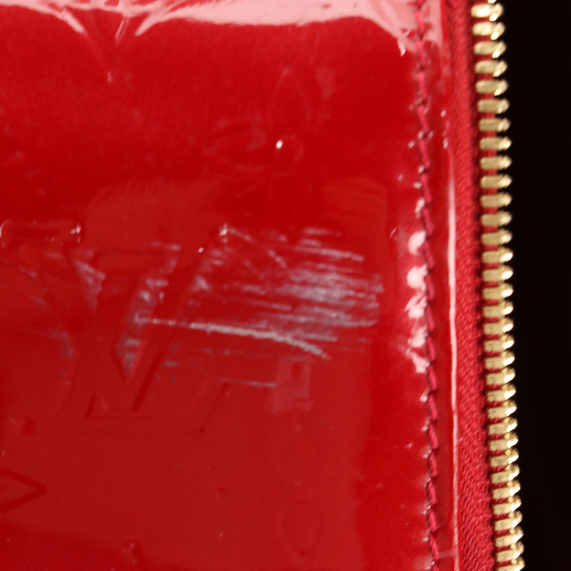 Louis Vuitton Pégase 45 Trolley Suitcase in Monogram Vernis and Vachetta Leather