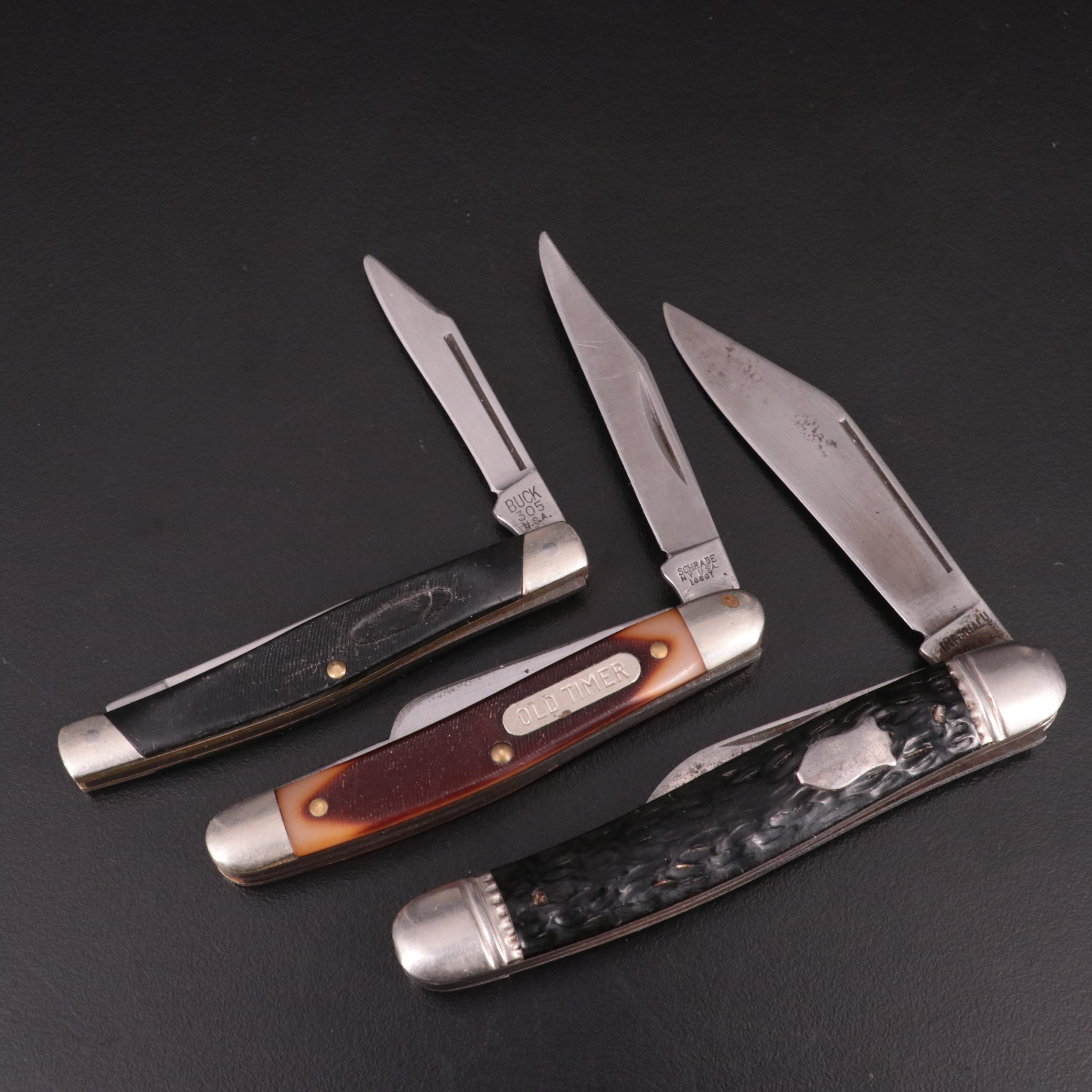 Twenty Knives Including Buck