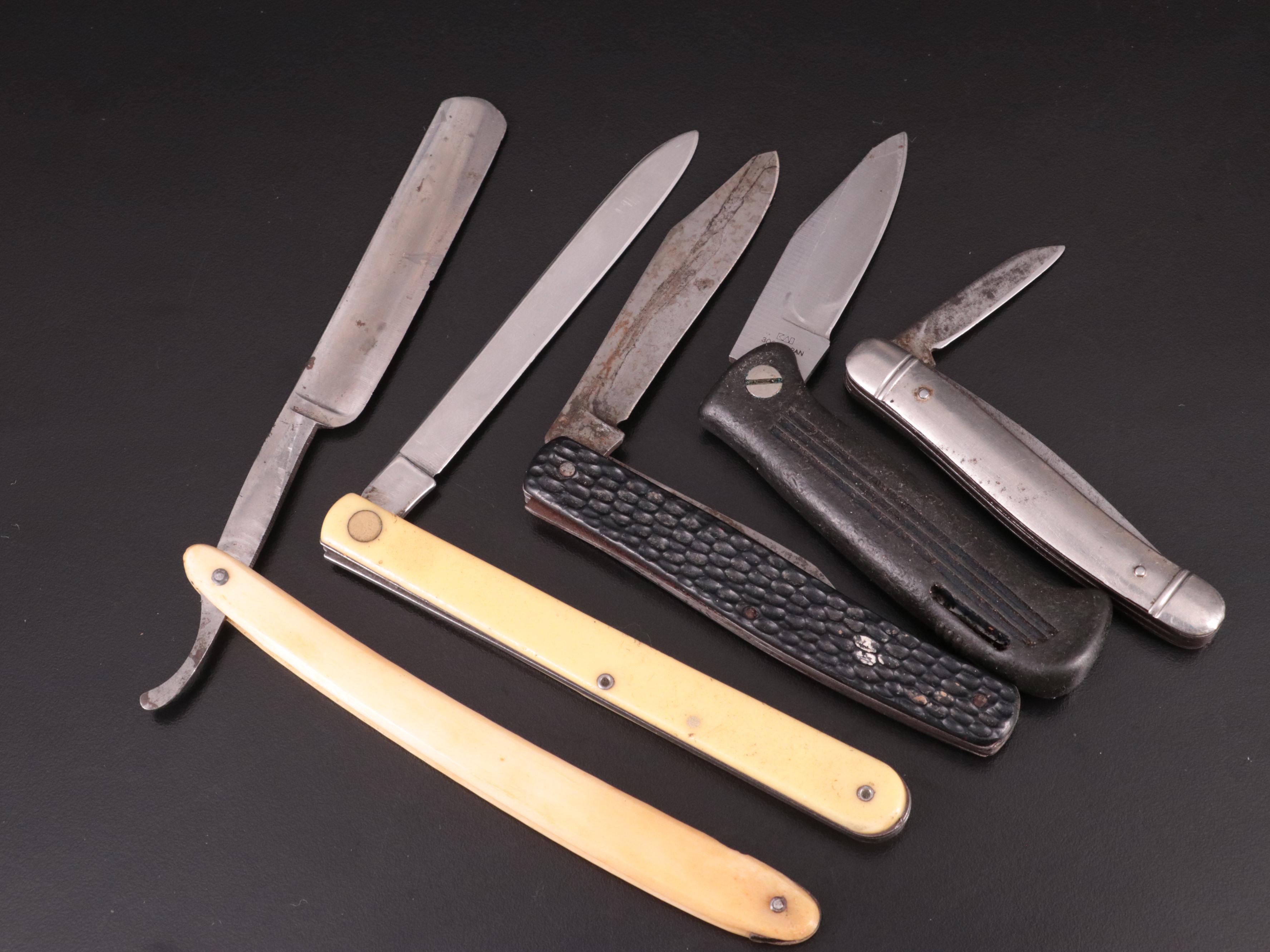 Twenty Knives Including Buck