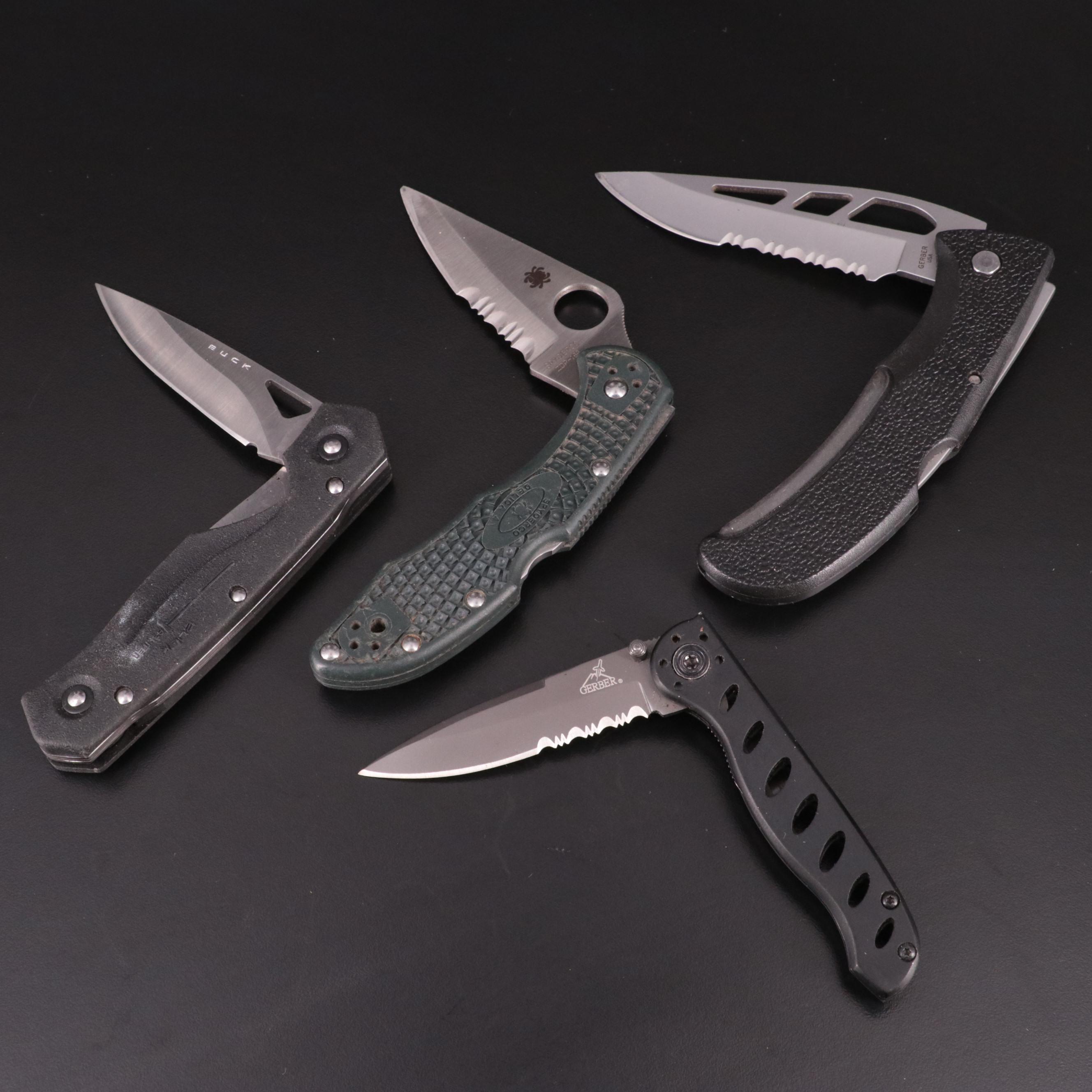 Twenty Knives Including Buck