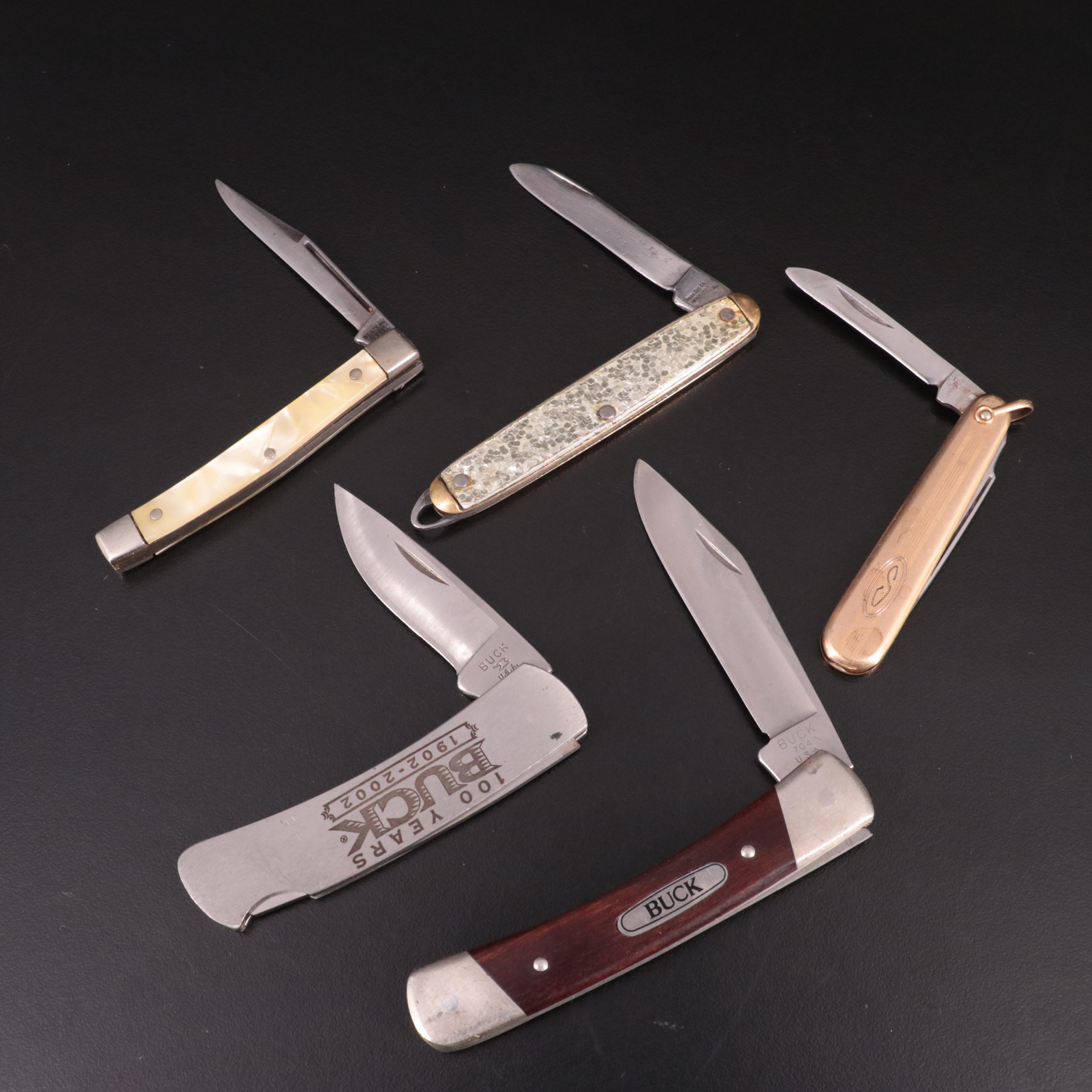 Twenty Knives Including Buck