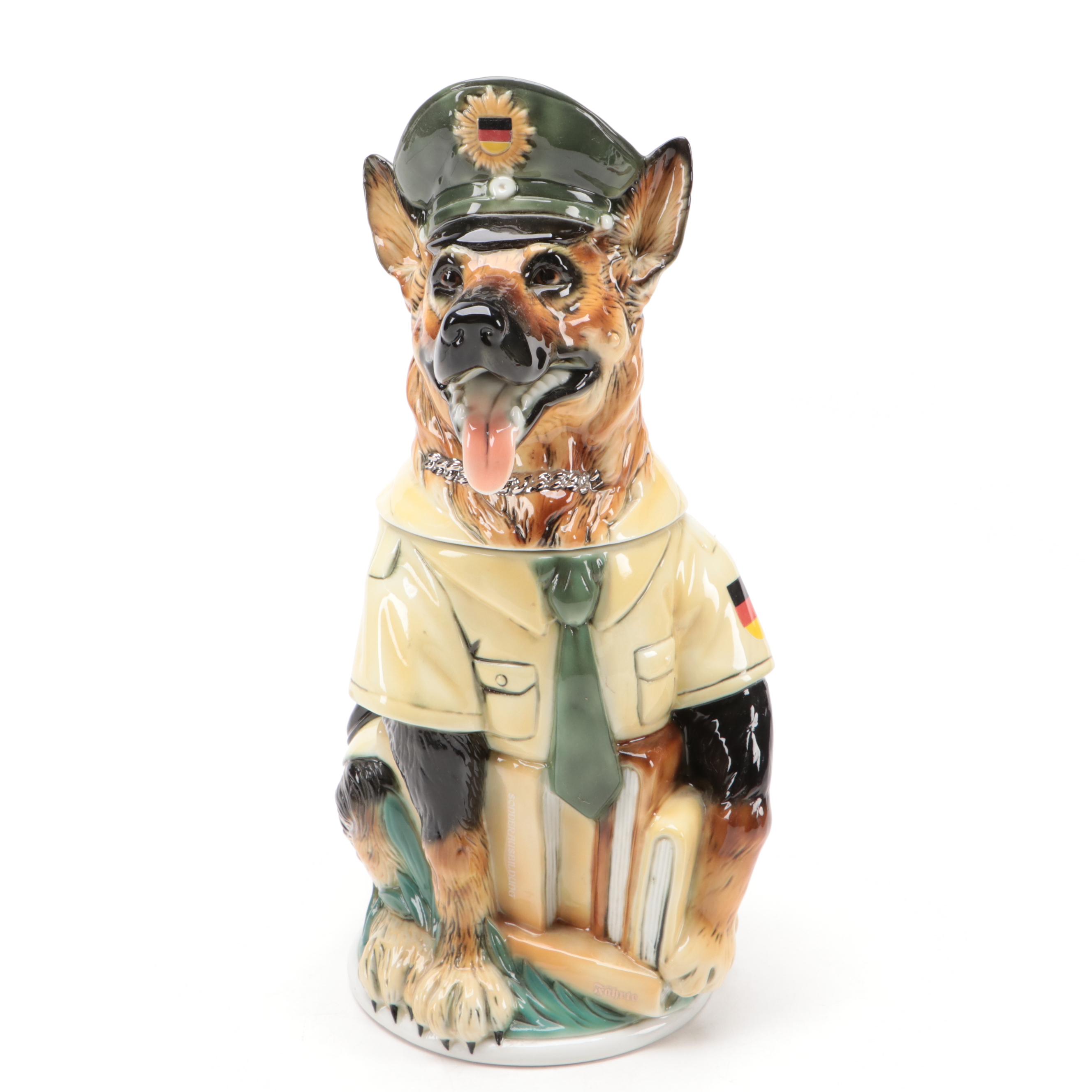 Stahl-PKT "The German Shepherd" Ceramic Beer Stein